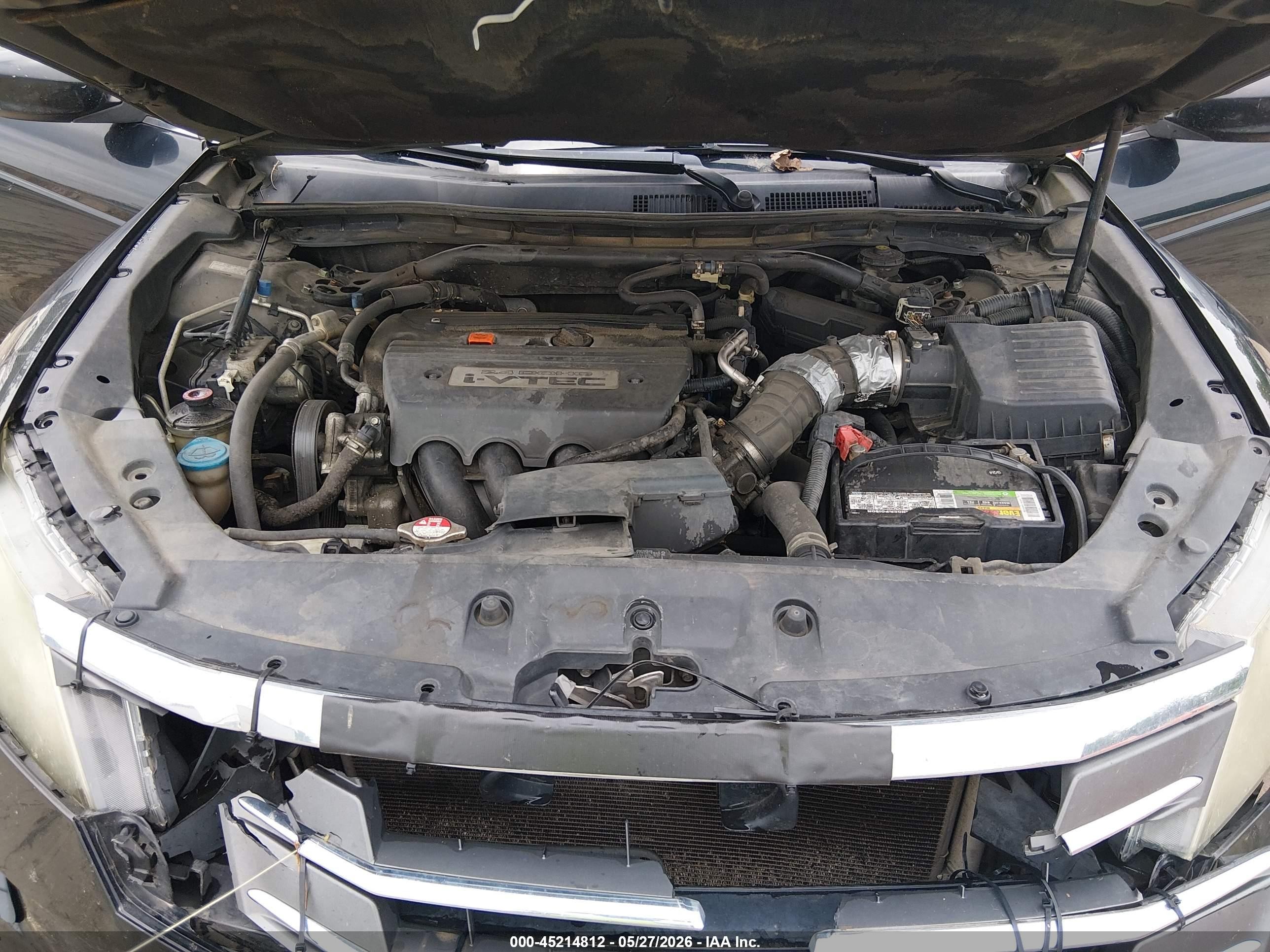 2012 Honda Crosstour 2.4 Ex Black vin: 5J6TF3H35CL002870