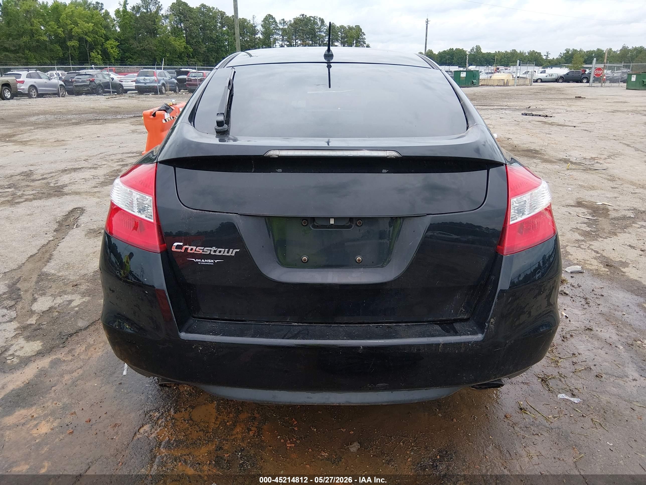 2012 Honda Crosstour 2.4 Ex Black vin: 5J6TF3H35CL002870