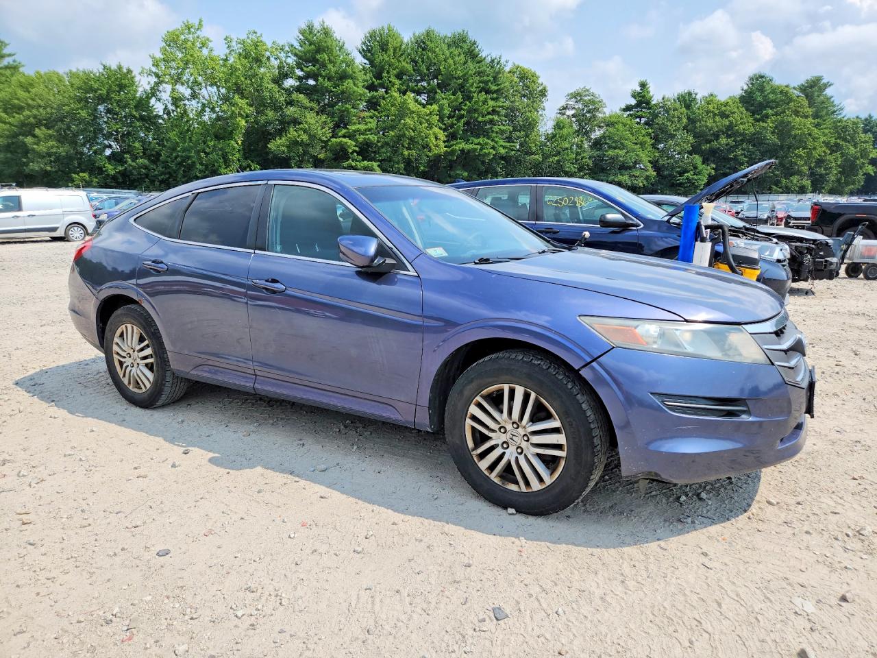2012 Honda Crosstour Ex Blue vin: 5J6TF3H35CL004621