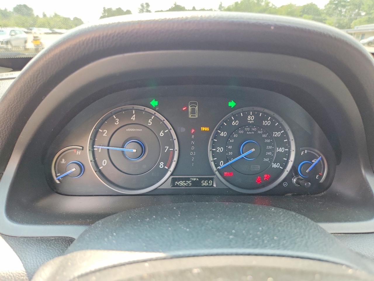 2012 Honda Crosstour Ex Blue vin: 5J6TF3H35CL004621