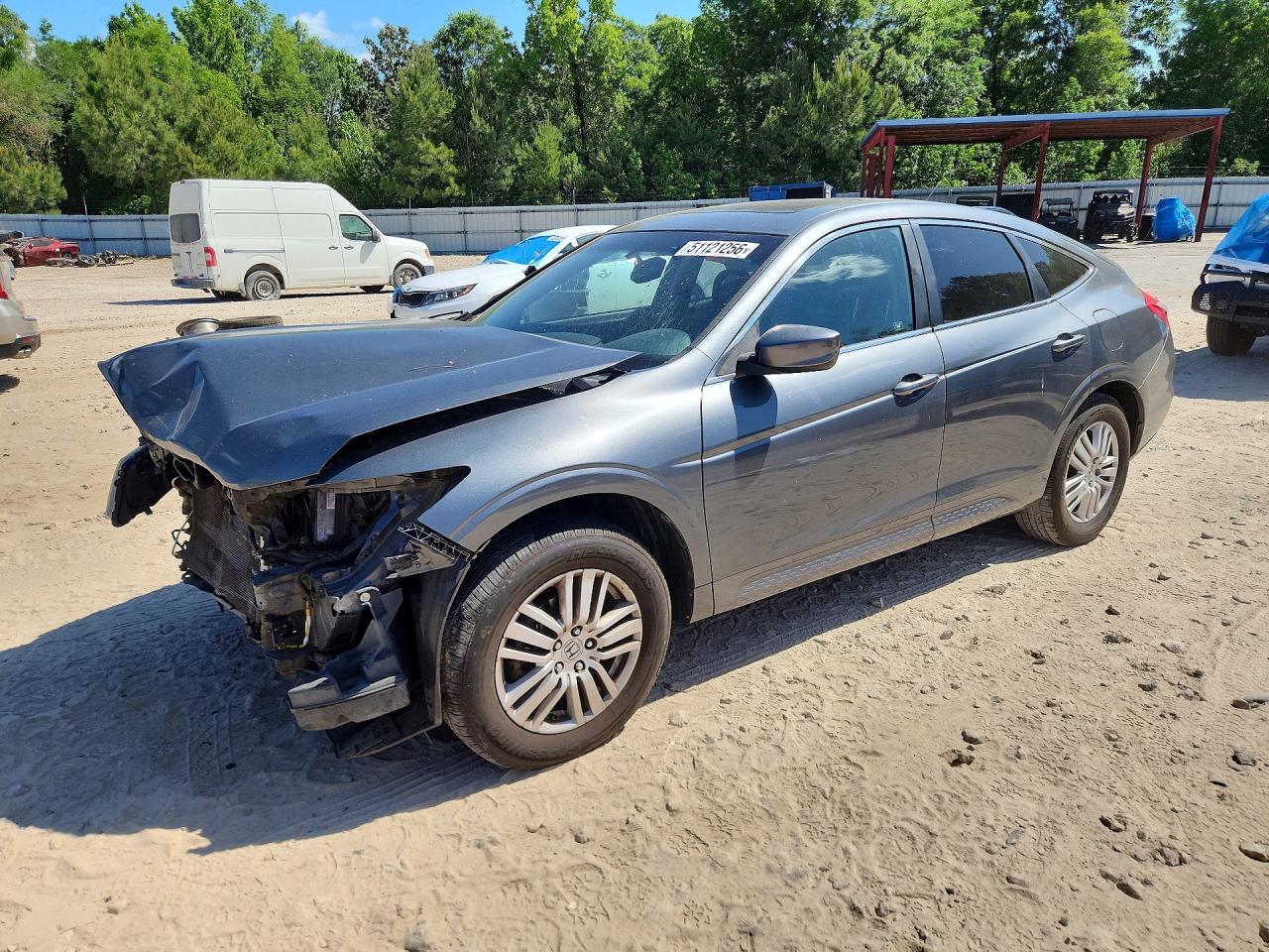 2012 Honda Crosstour Ex Gray vin: 5J6TF3H35CL006840