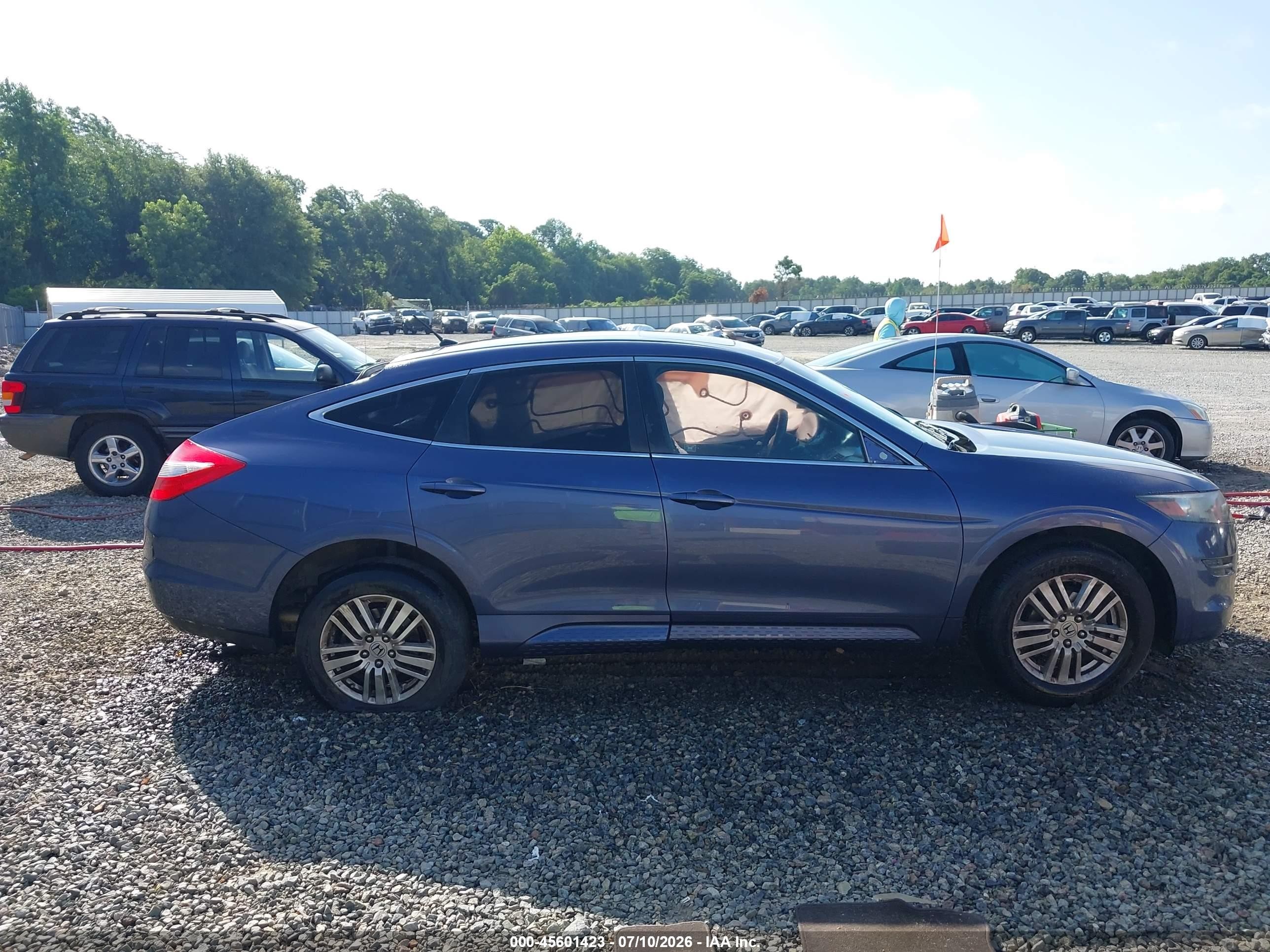 2012 Honda Crosstour 2.4 Ex Blue vin: 5J6TF3H35CL007082