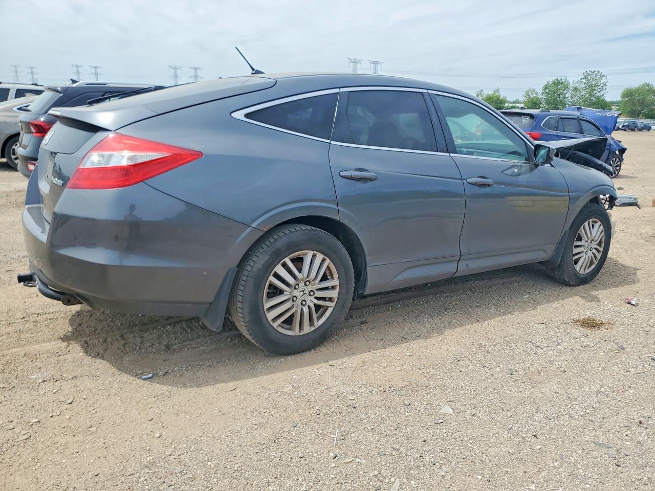 2012 Honda Crosstour Ex Gray vin: 5J6TF3H36CL006829