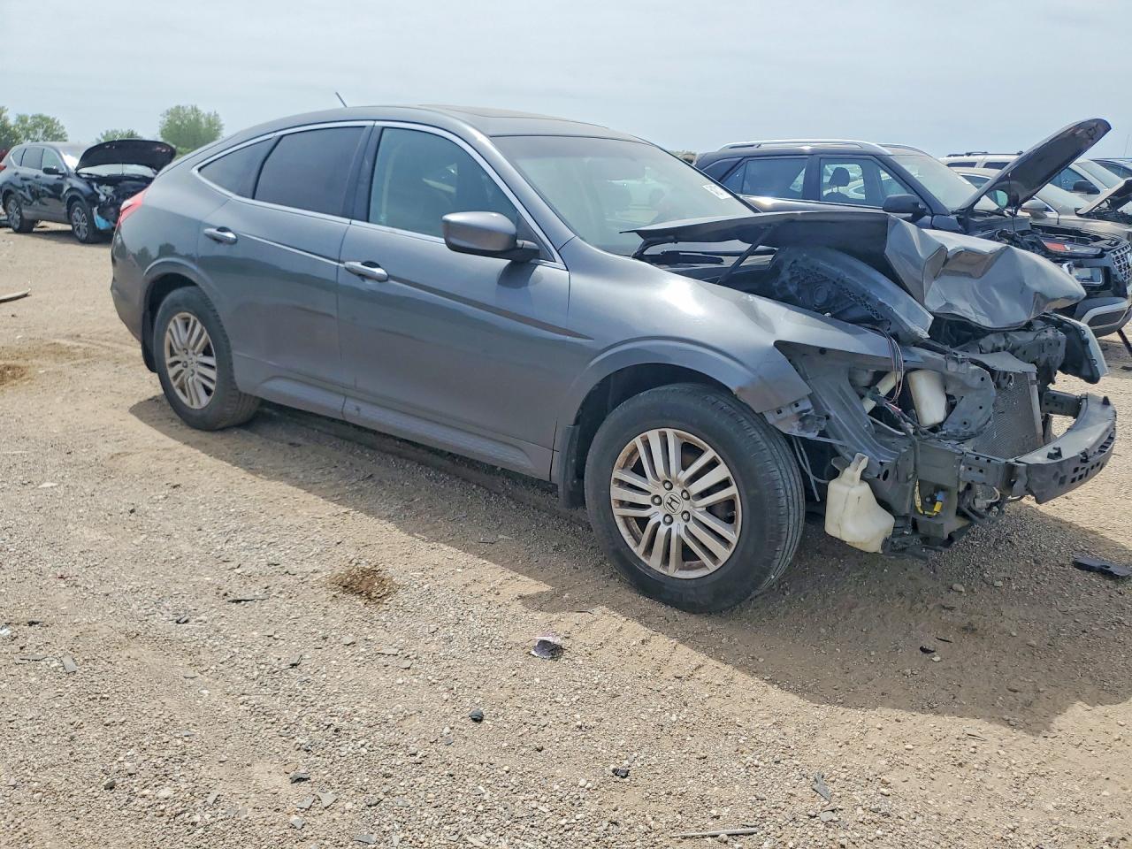 2012 Honda Crosstour Ex Gray vin: 5J6TF3H36CL006829