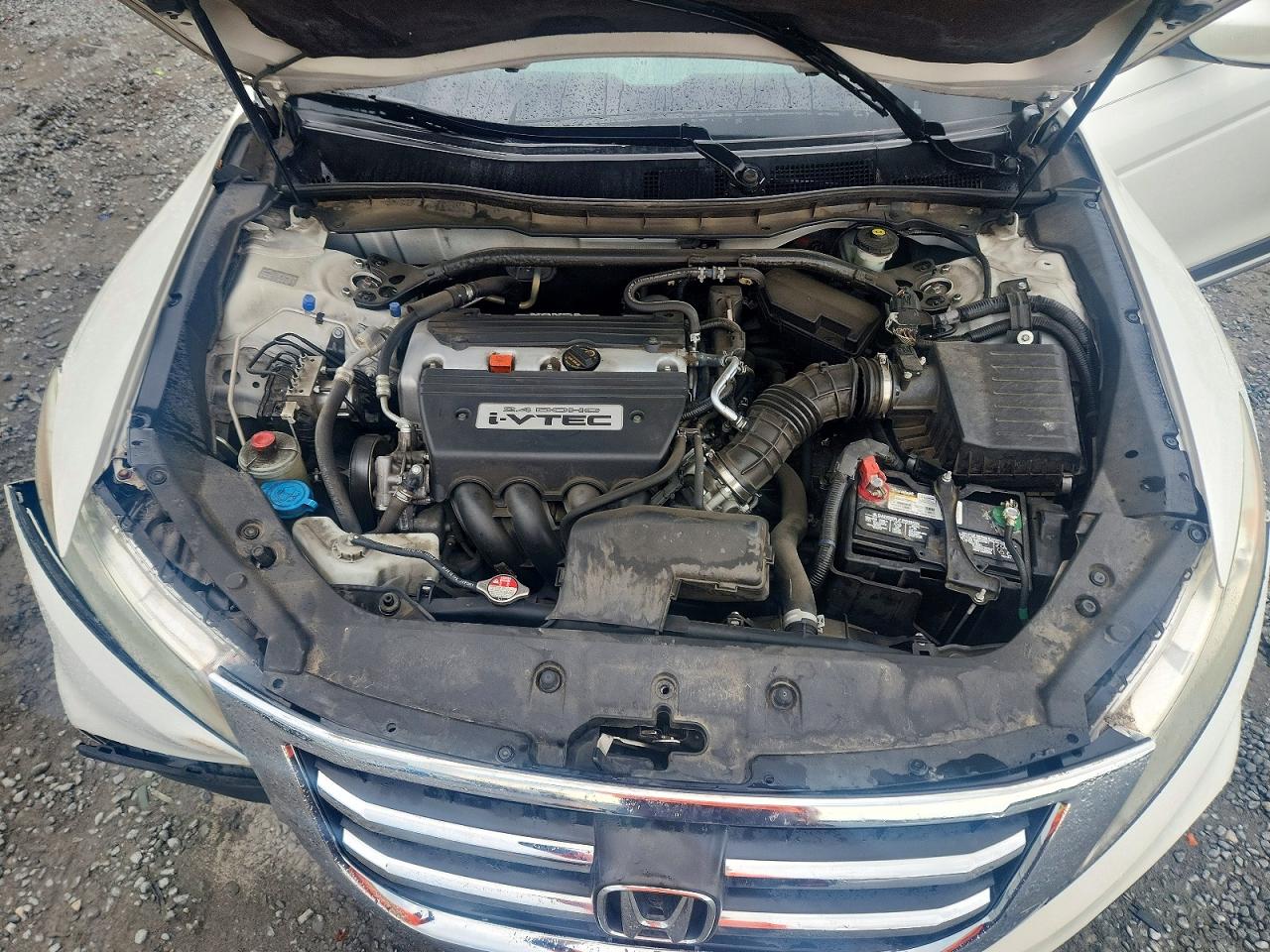 2014 Honda Crosstour Ex White vin: 5J6TF3H36EL000807