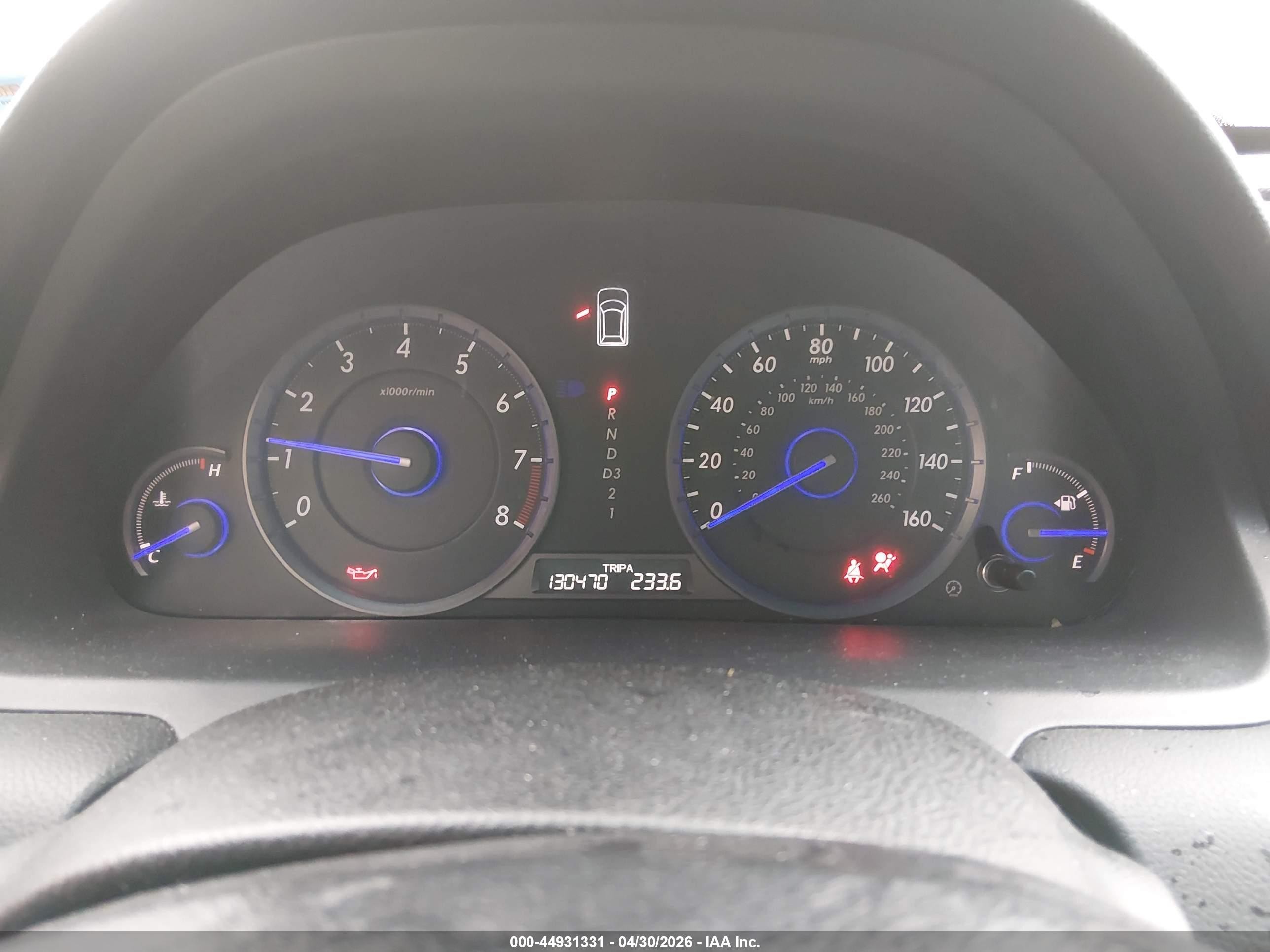 2012 Honda Crosstour 2.4 Ex Black vin: 5J6TF3H37CL003891