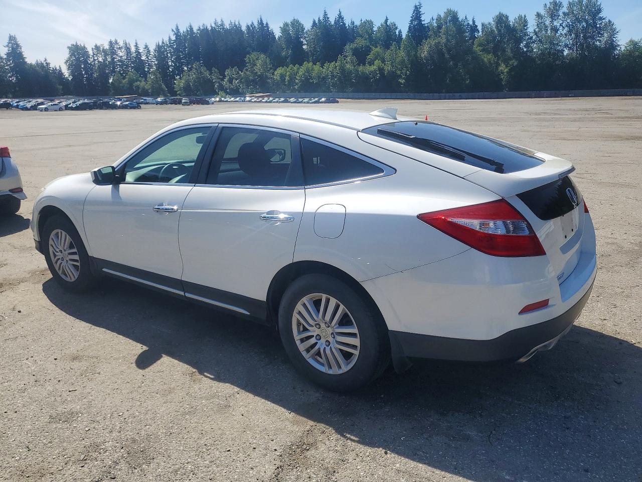 2013 Honda Crosstour Ex White vin: 5J6TF3H37DL001270