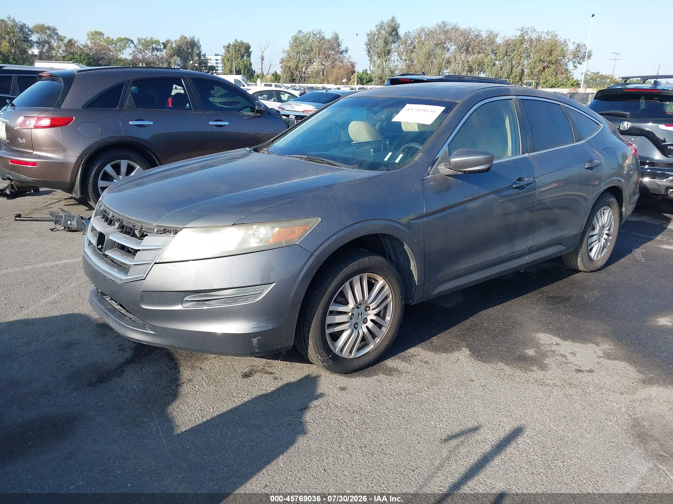 2012 Honda Crosstour 2.4 Ex Серый vin: 5J6TF3H38CL002099