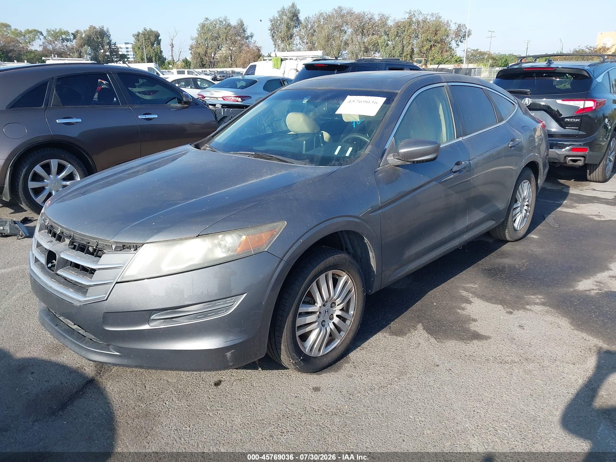 2012 Honda Crosstour 2.4 Ex Серый vin: 5J6TF3H38CL002099
