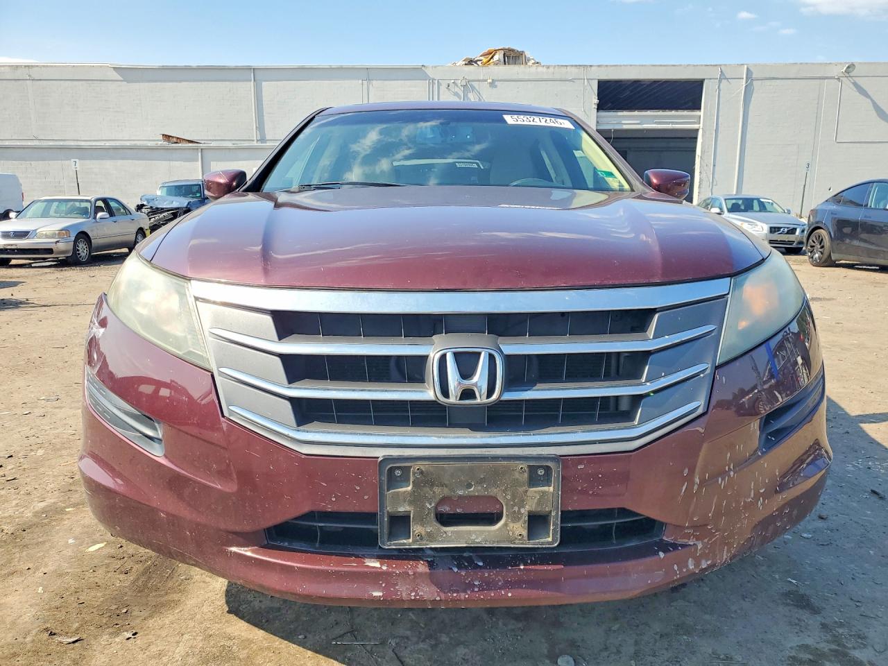 2012 Honda Crosstour Ex Burgundy vin: 5J6TF3H38CL004676