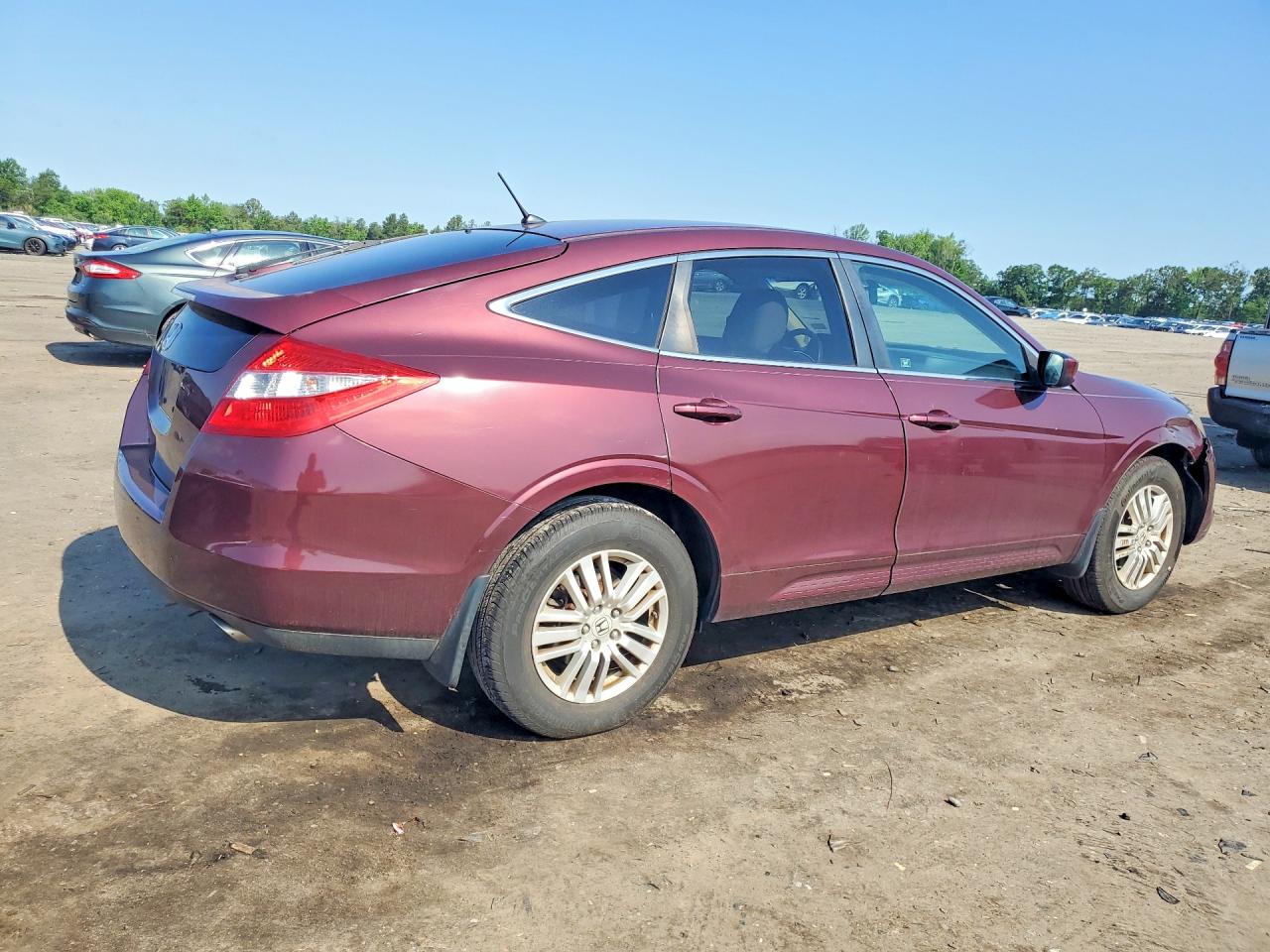 2012 Honda Crosstour Ex Burgundy vin: 5J6TF3H38CL004676