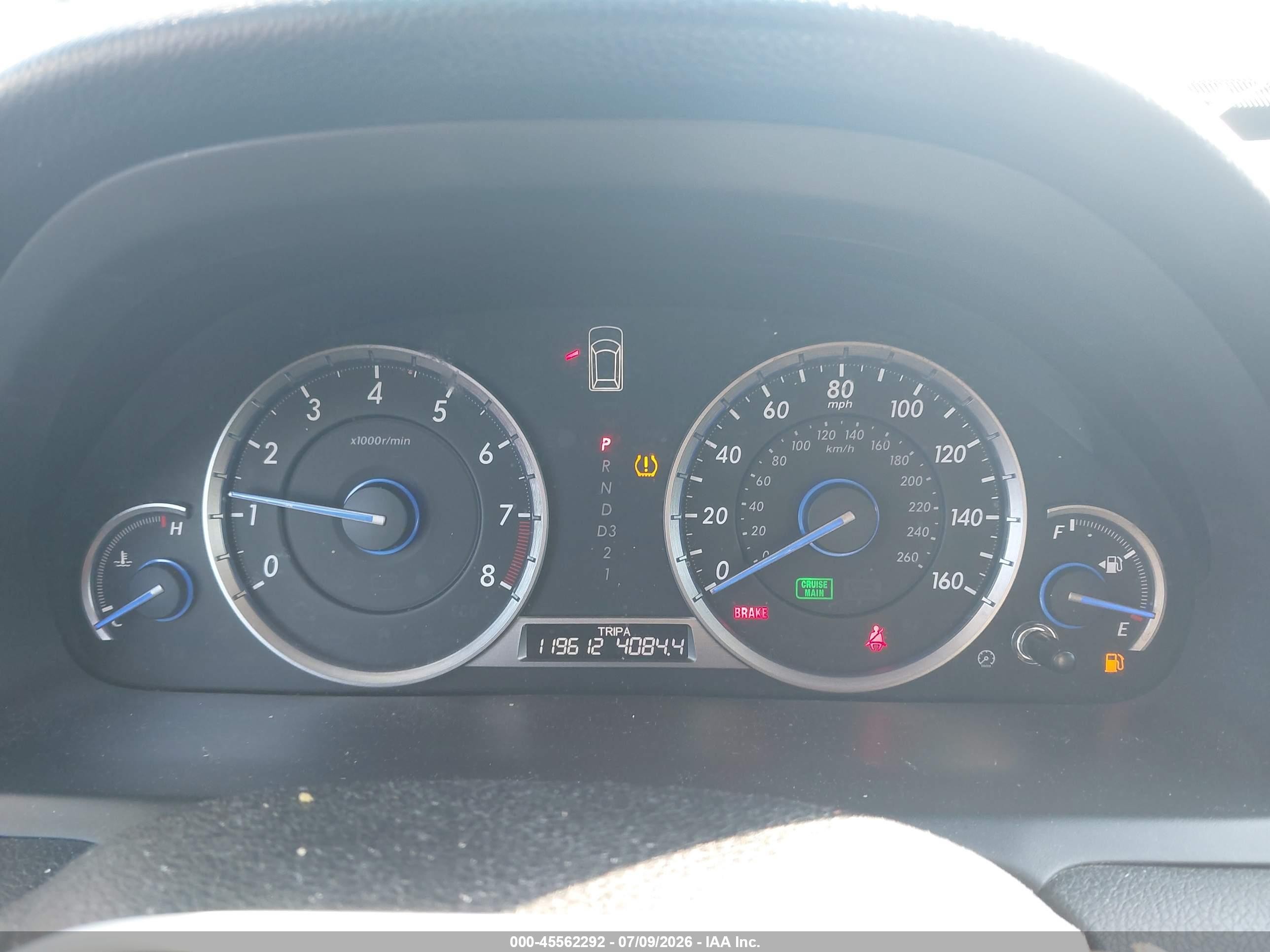 2013 Honda Crosstour Ex Белый vin: 5J6TF3H38DL001388