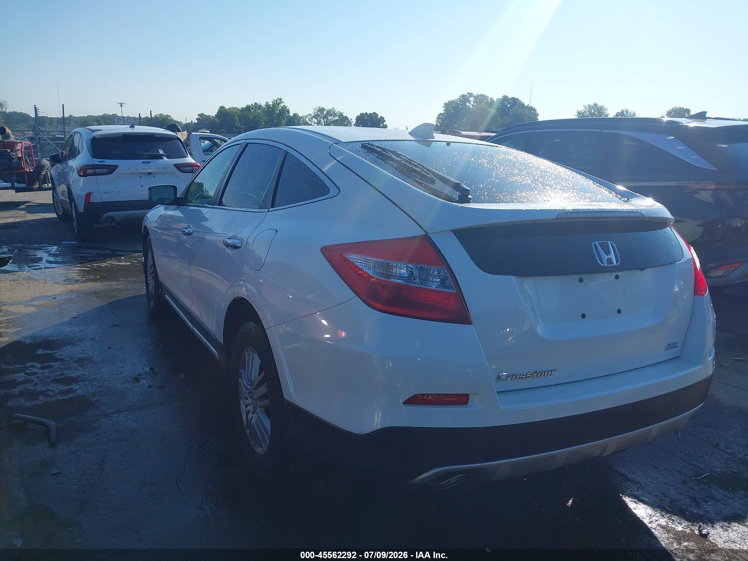 2013 Honda Crosstour Ex Белый vin: 5J6TF3H38DL001388