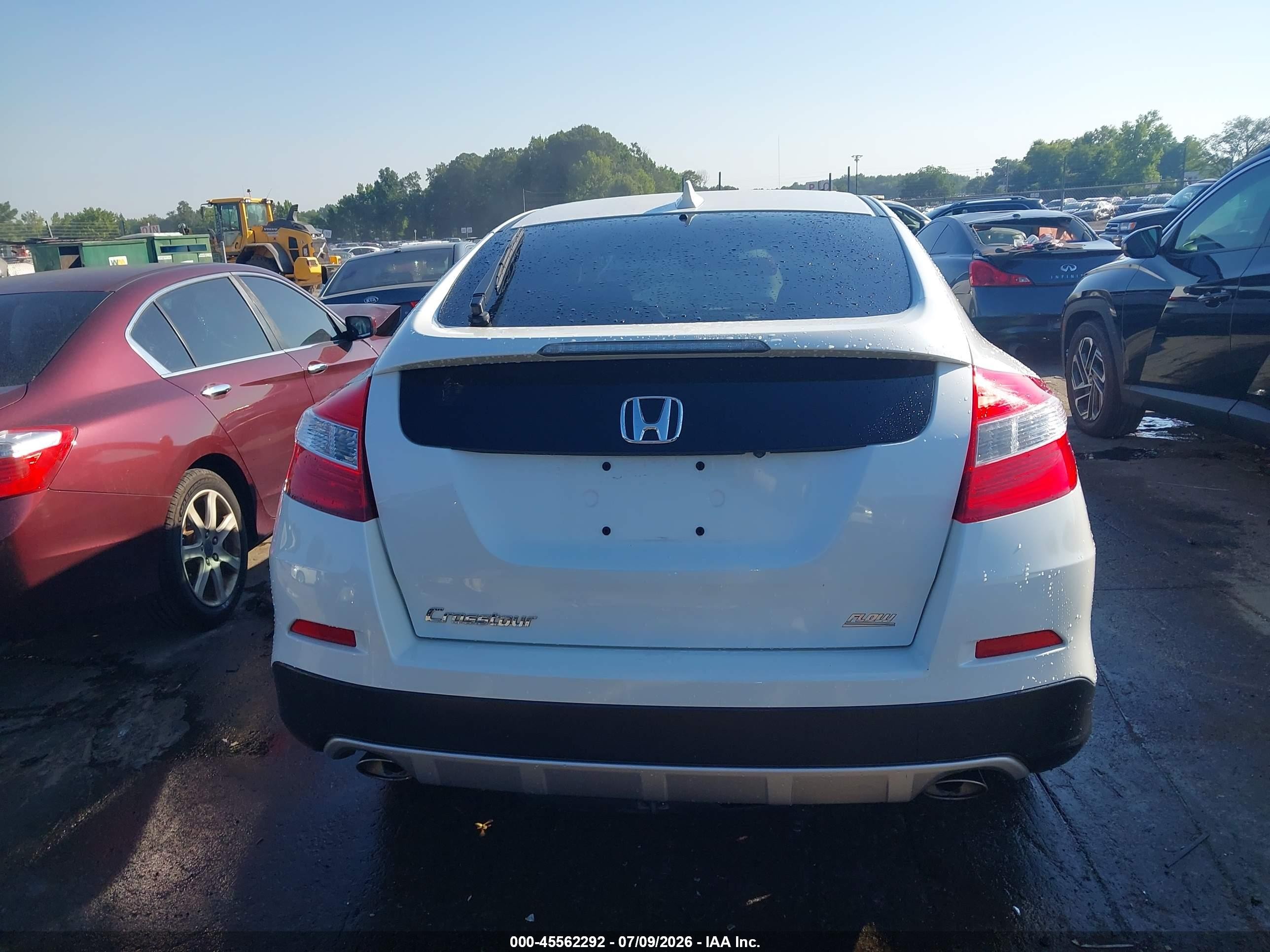 2013 Honda Crosstour Ex Белый vin: 5J6TF3H38DL001388