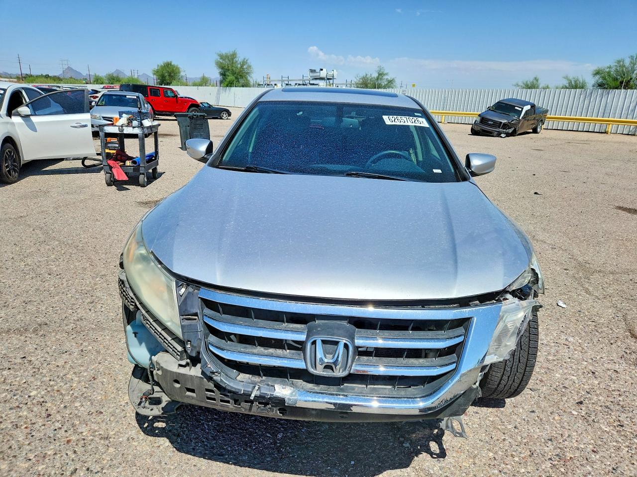 2013 Honda Crosstour Ex Silver vin: 5J6TF3H38DL002119