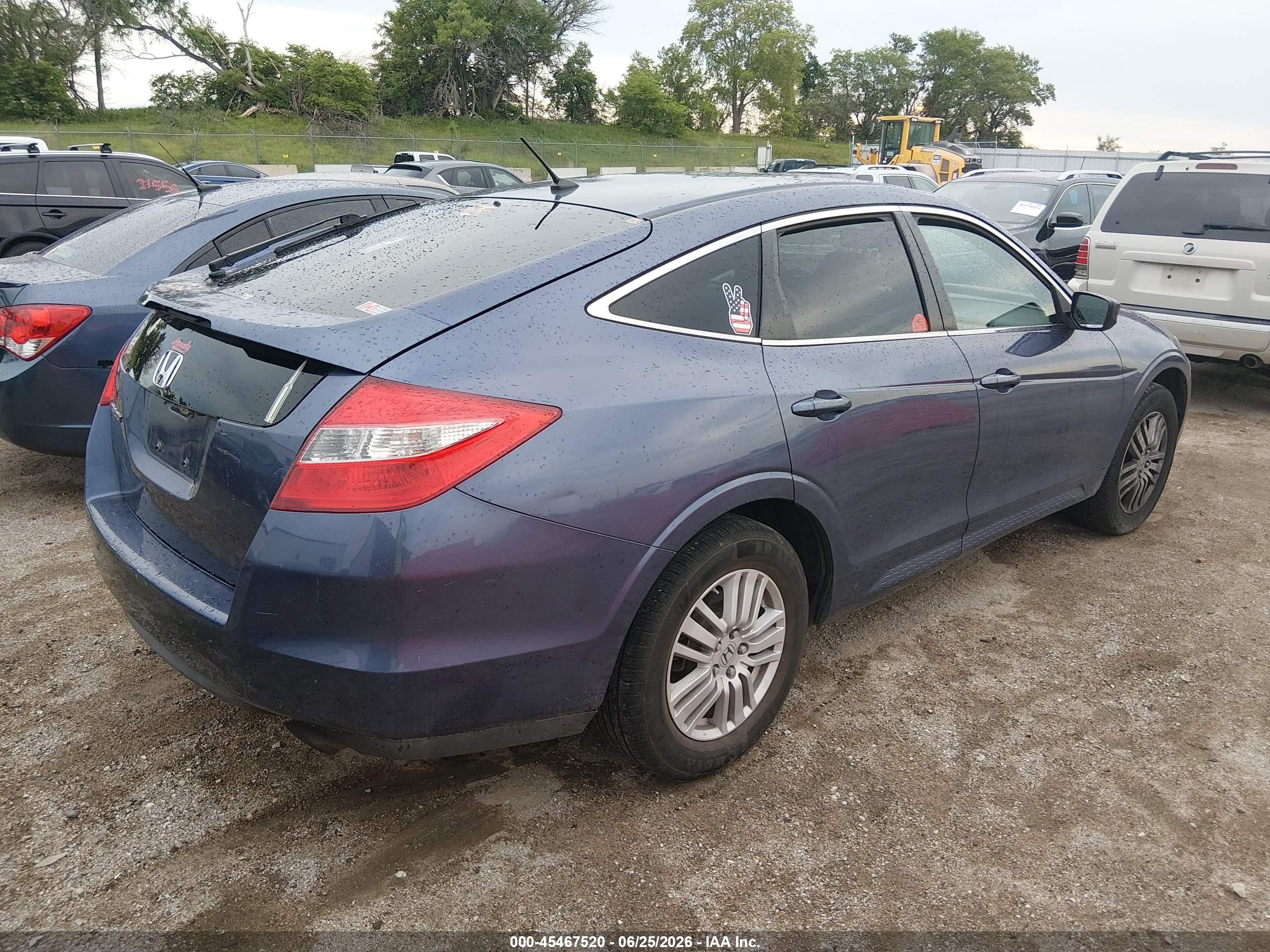 2012 Honda Crosstour 2.4 Ex Blue vin: 5J6TF3H39CL006159