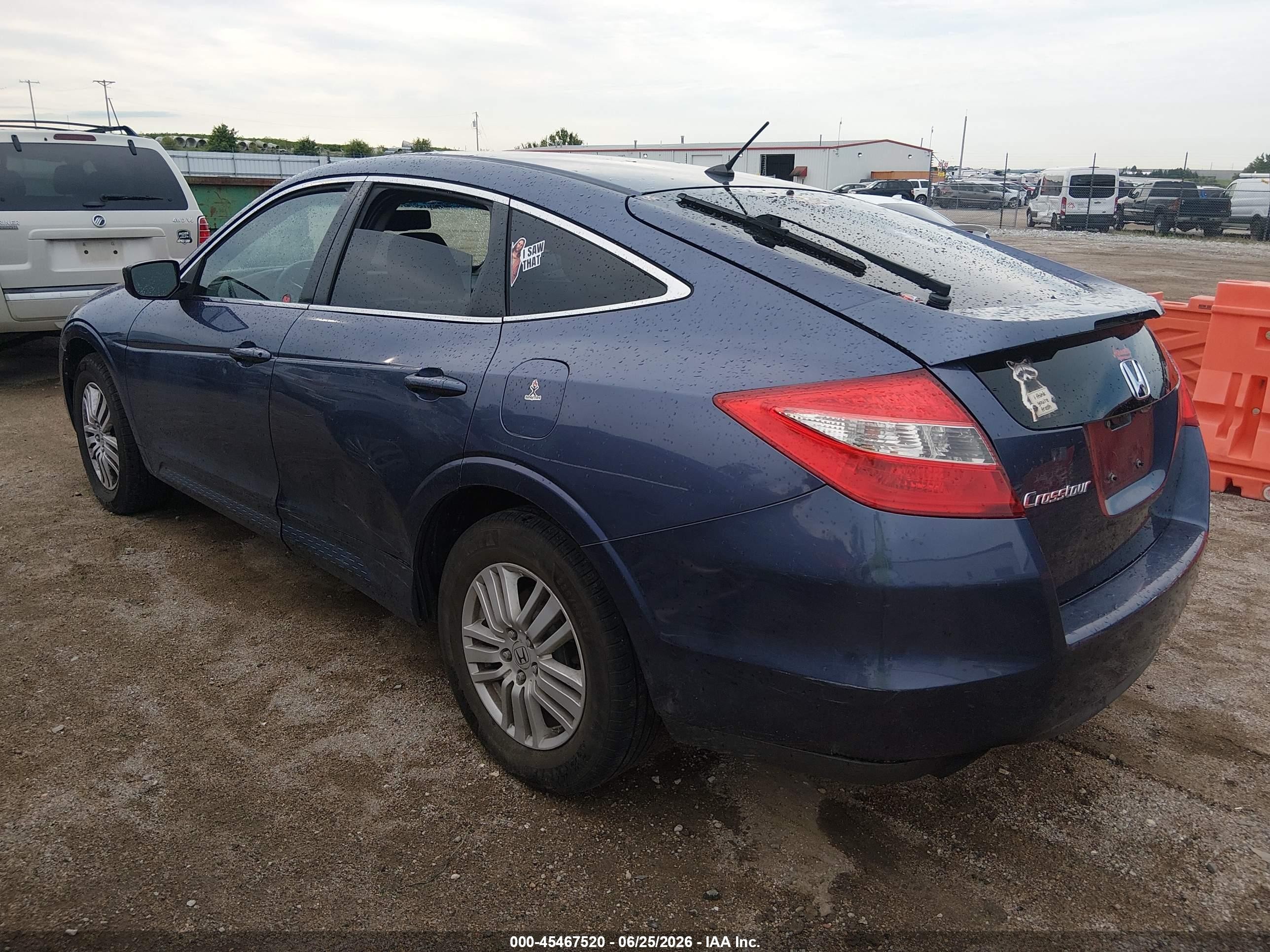 2012 Honda Crosstour 2.4 Ex Blue vin: 5J6TF3H39CL006159