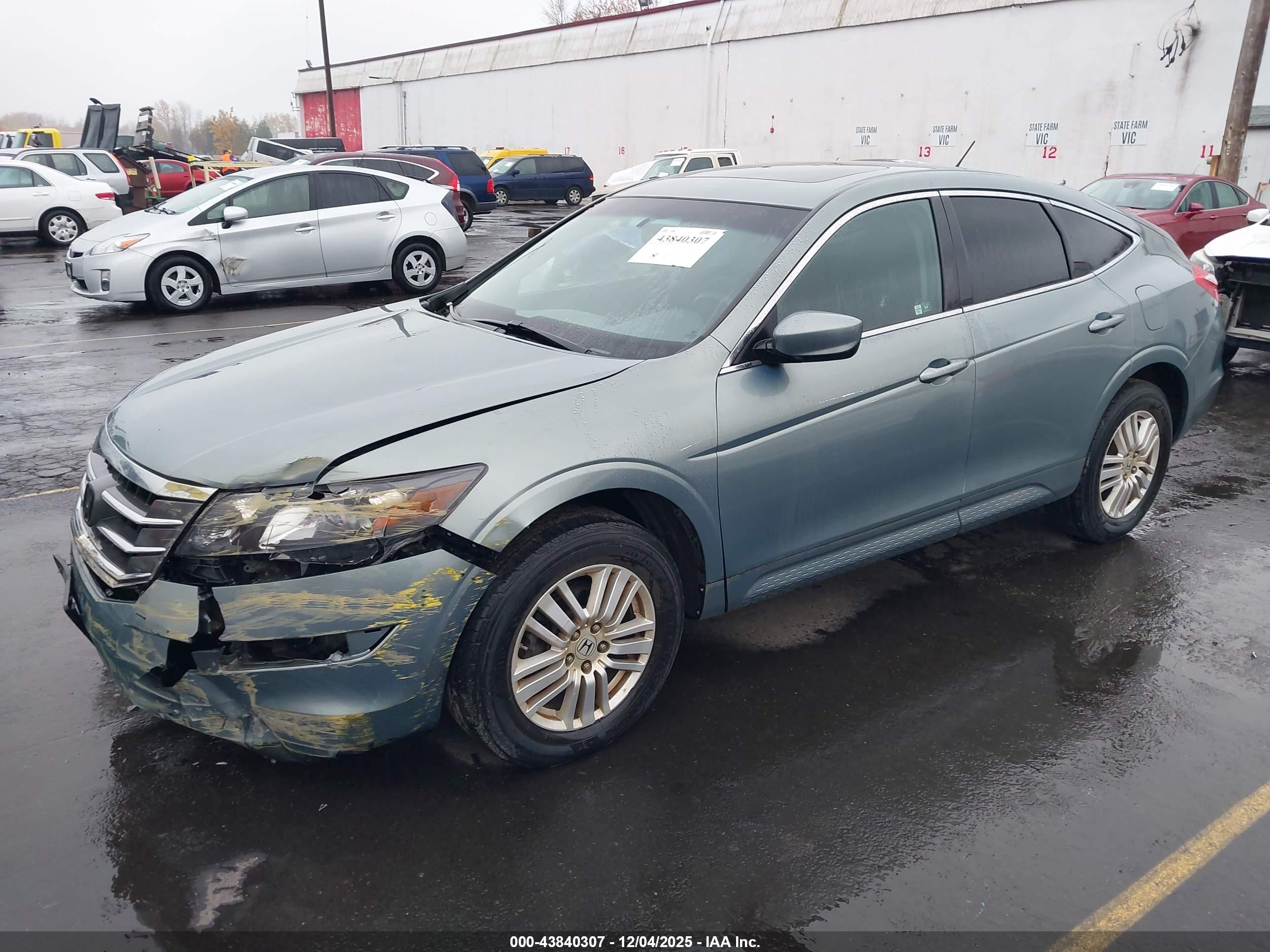 2012 Honda Crosstour 2.4 Ex Light Blue vin: 5J6TF3H3XCL001794