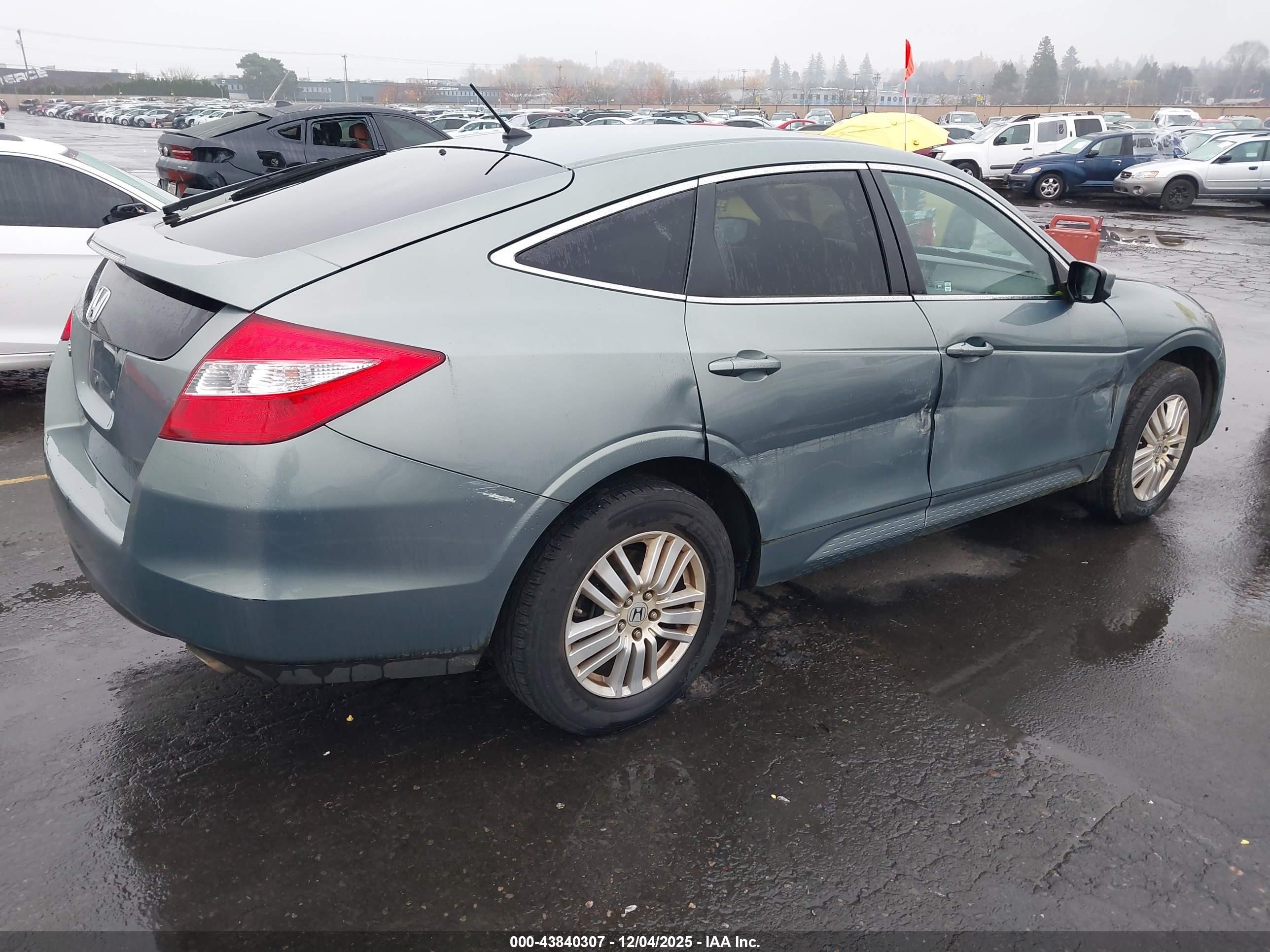 2012 Honda Crosstour 2.4 Ex Light Blue vin: 5J6TF3H3XCL001794