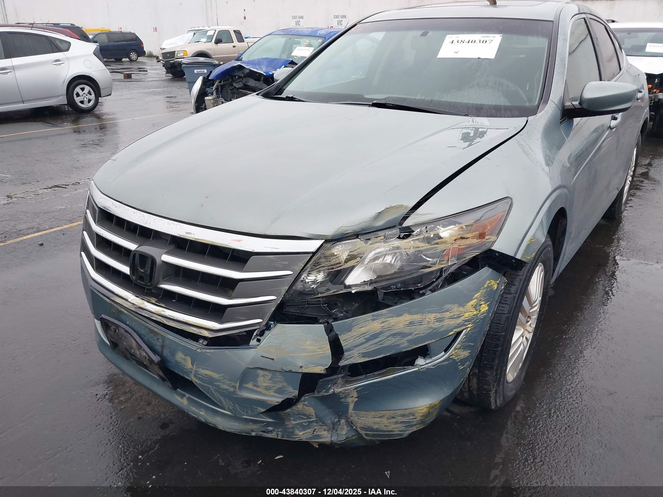 2012 Honda Crosstour 2.4 Ex Light Blue vin: 5J6TF3H3XCL001794