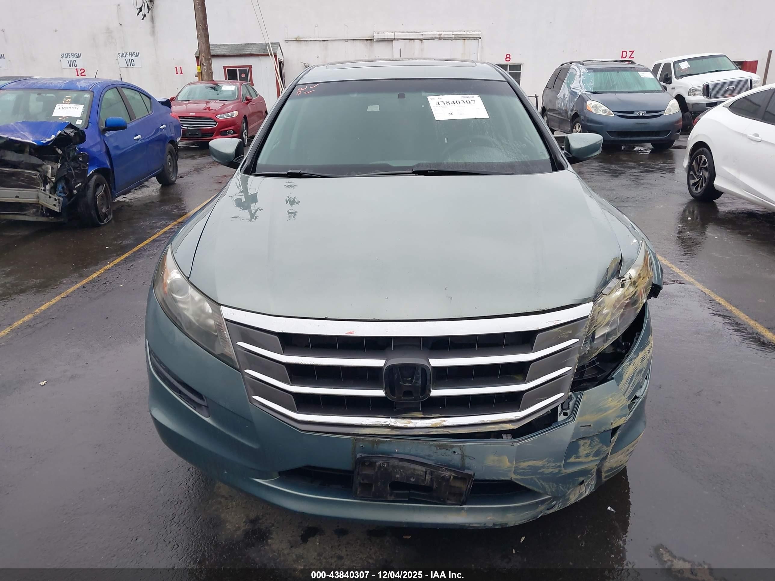 2012 Honda Crosstour 2.4 Ex Light Blue vin: 5J6TF3H3XCL001794