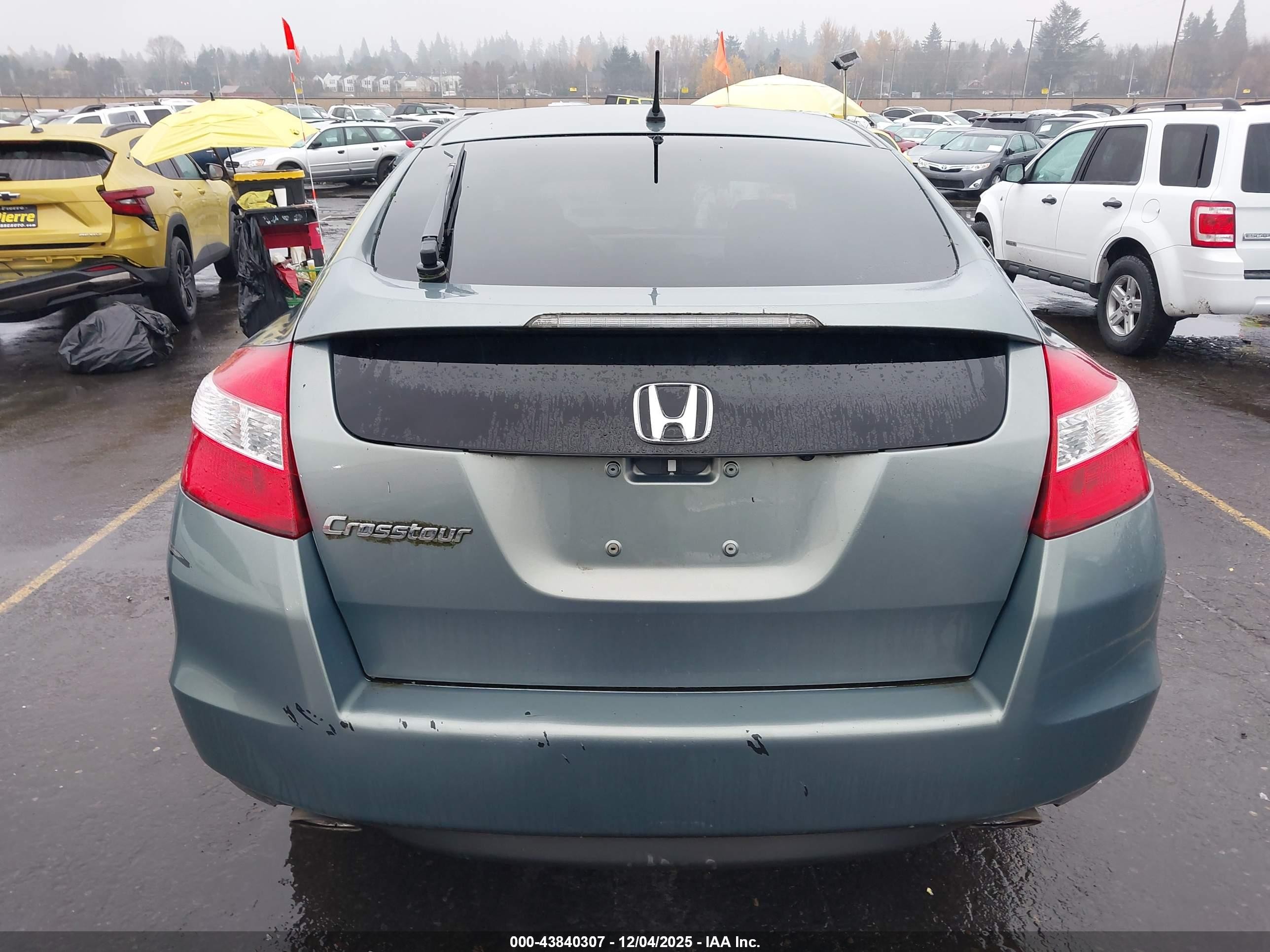 2012 Honda Crosstour 2.4 Ex Light Blue vin: 5J6TF3H3XCL001794
