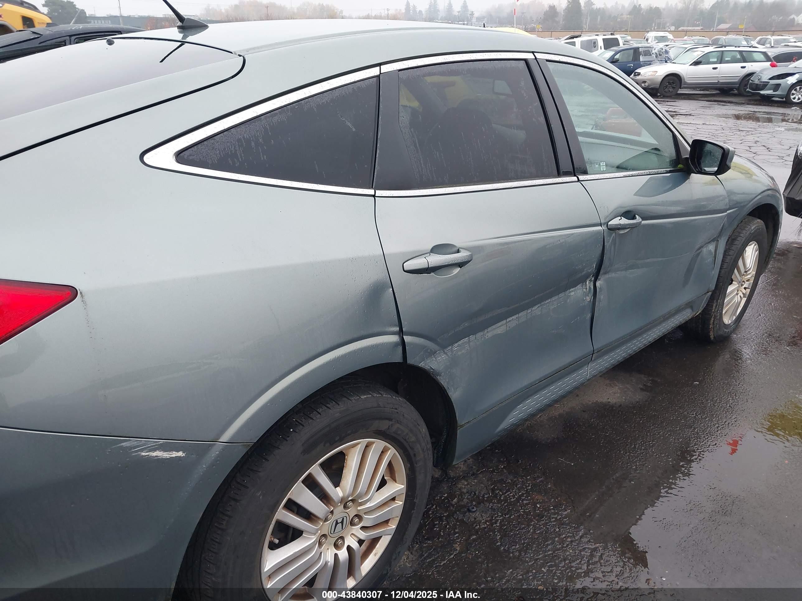 2012 Honda Crosstour 2.4 Ex Light Blue vin: 5J6TF3H3XCL001794