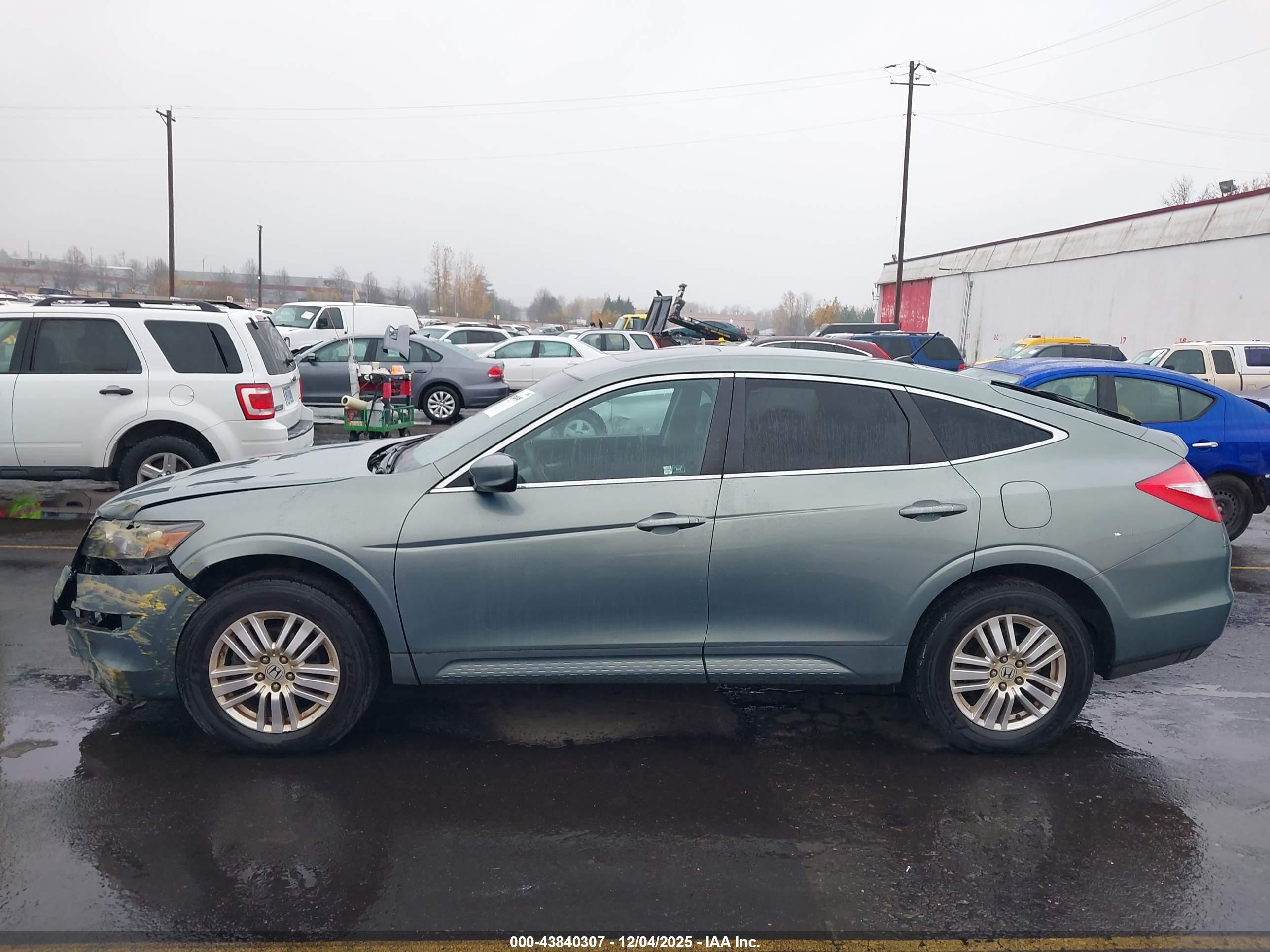 2012 Honda Crosstour 2.4 Ex Light Blue vin: 5J6TF3H3XCL001794