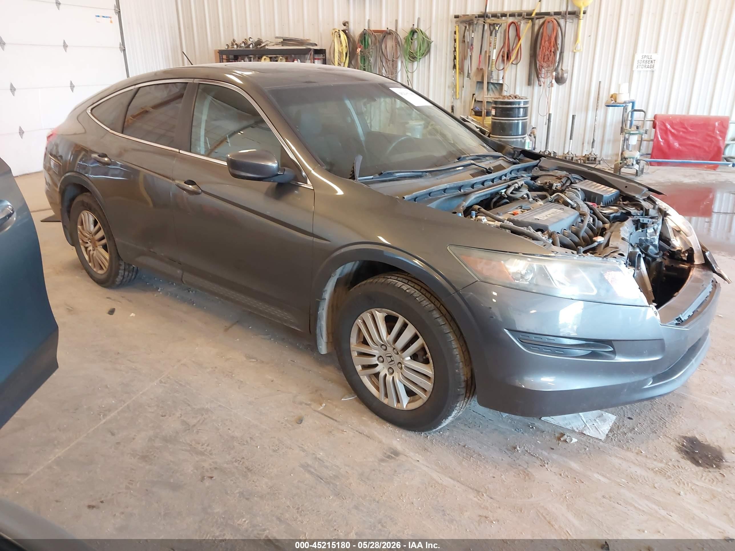 2012 Honda Crosstour 2.4 Ex Gray vin: 5J6TF3H3XCL005019