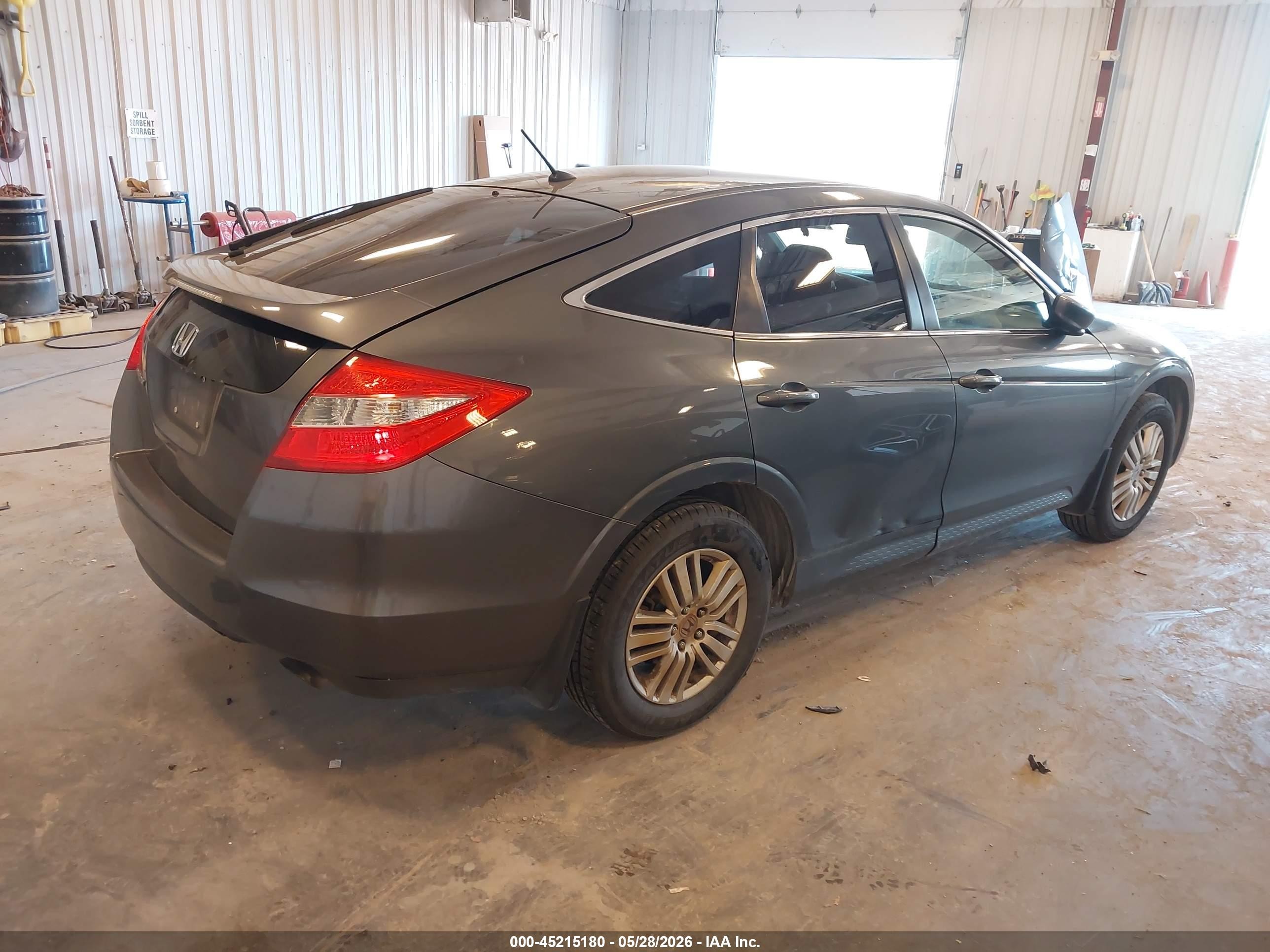 2012 Honda Crosstour 2.4 Ex Gray vin: 5J6TF3H3XCL005019