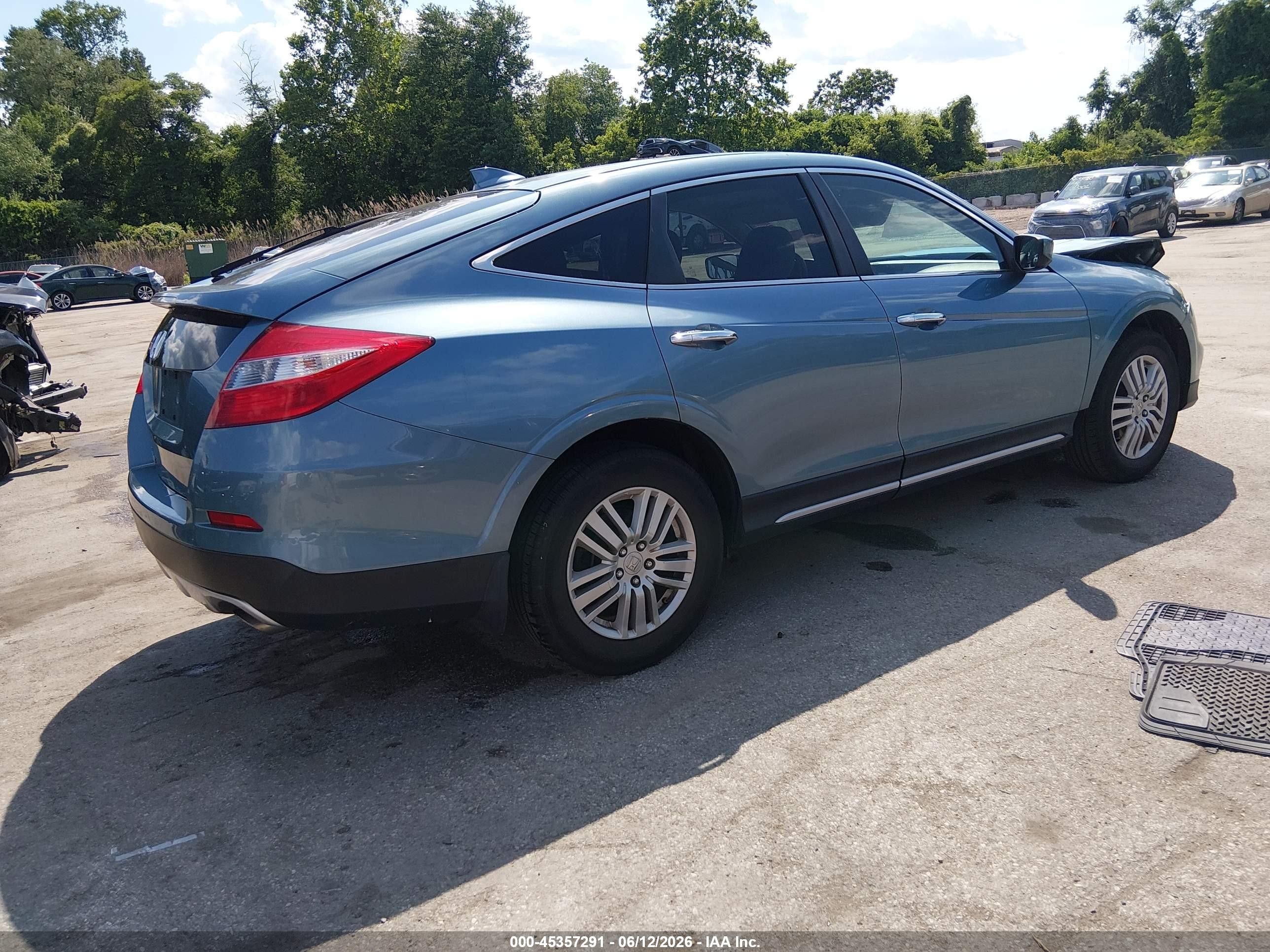 2013 Honda Crosstour Ex Blue vin: 5J6TF3H3XDL004826