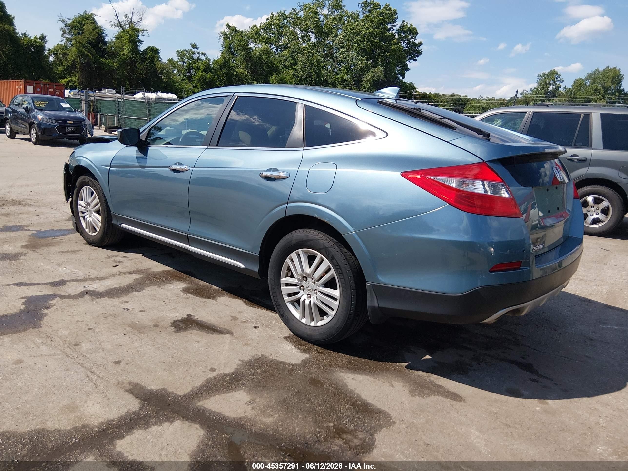 2013 Honda Crosstour Ex Blue vin: 5J6TF3H3XDL004826