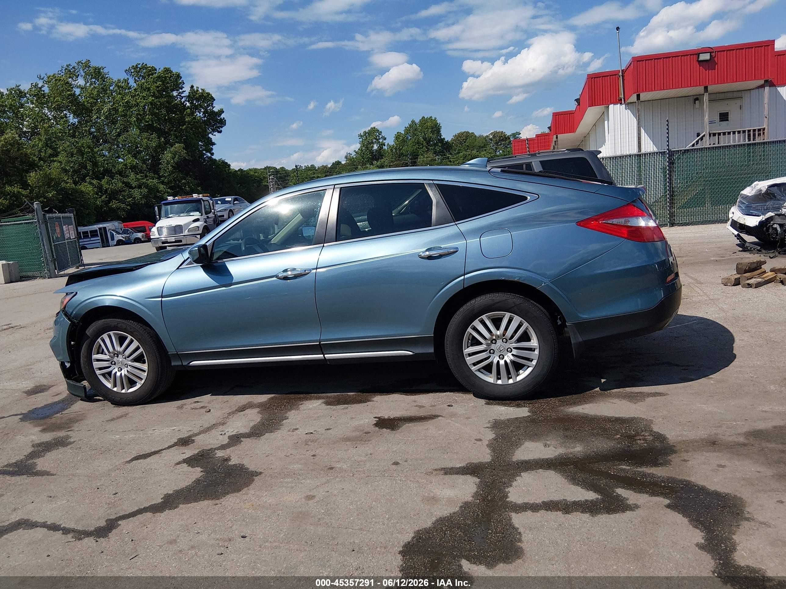 2013 Honda Crosstour Ex Blue vin: 5J6TF3H3XDL004826