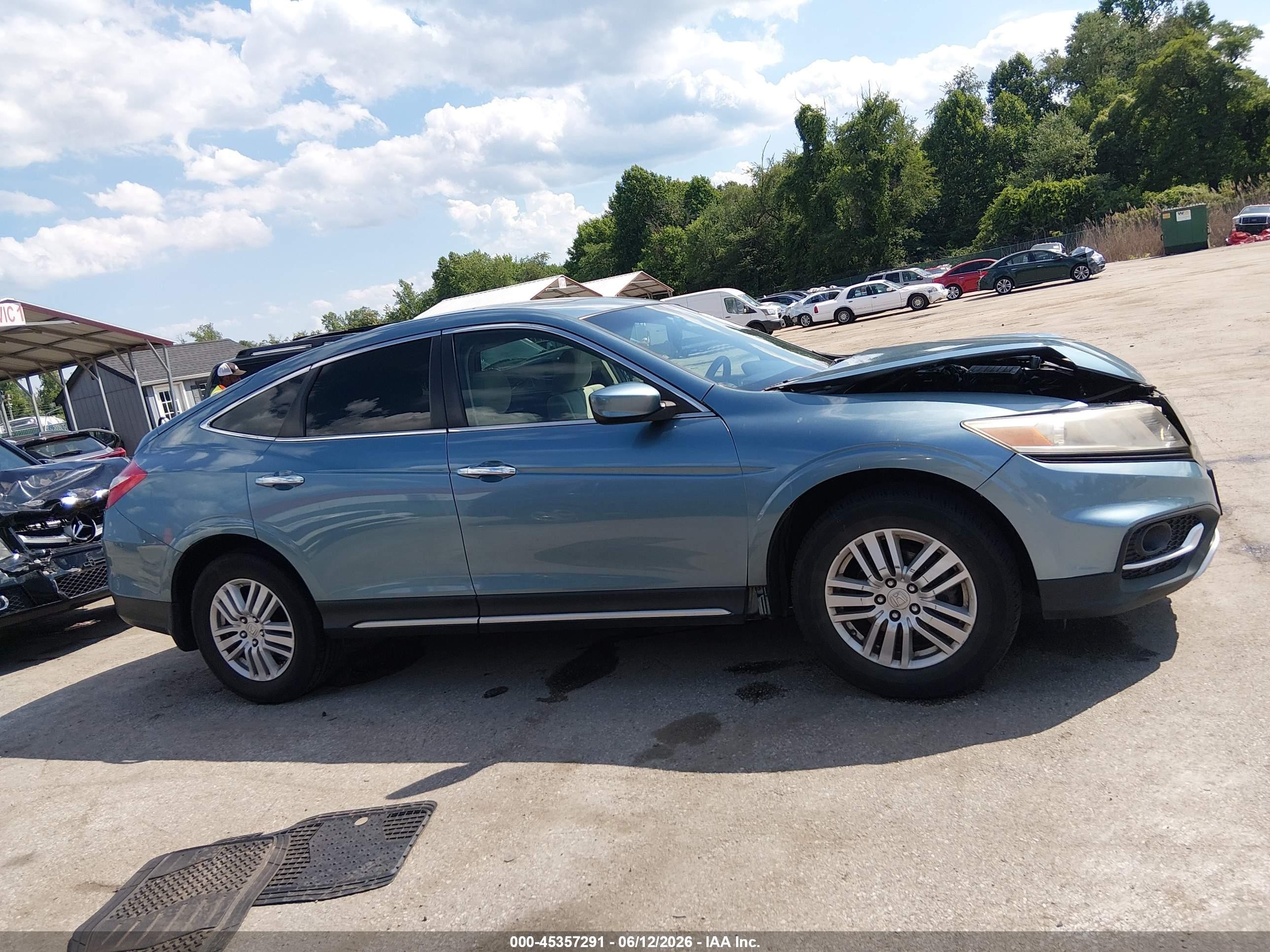 2013 Honda Crosstour Ex Blue vin: 5J6TF3H3XDL004826