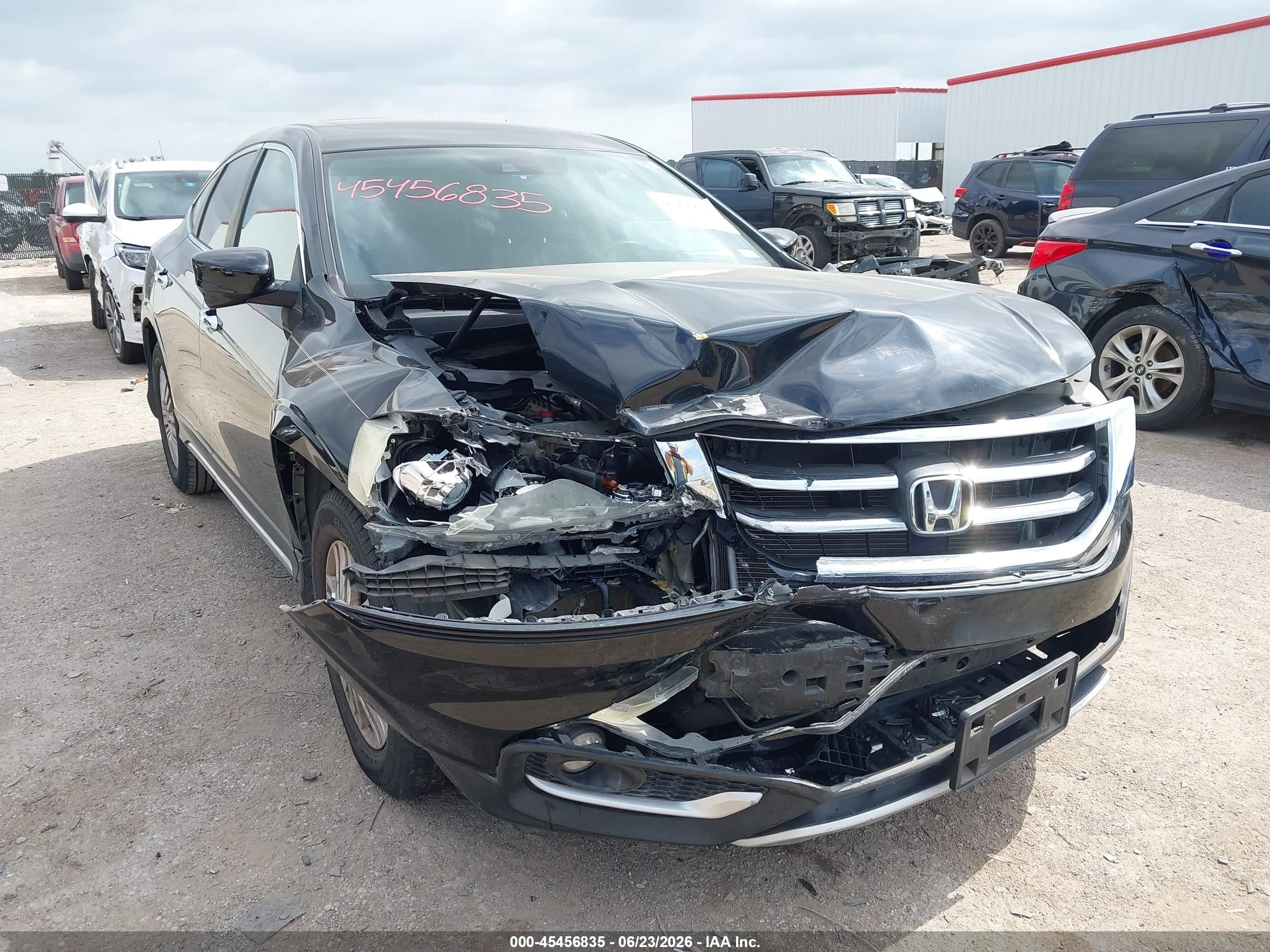 2014 Honda Crosstour Ex-l Черный vin: 5J6TF3H50EL000156