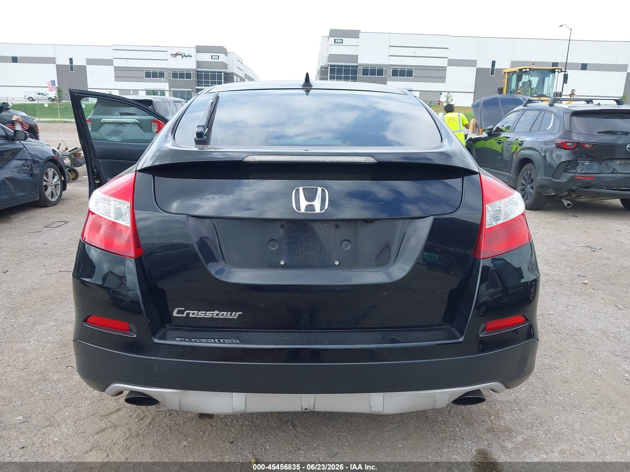 2014 Honda Crosstour Ex-l Черный vin: 5J6TF3H50EL000156