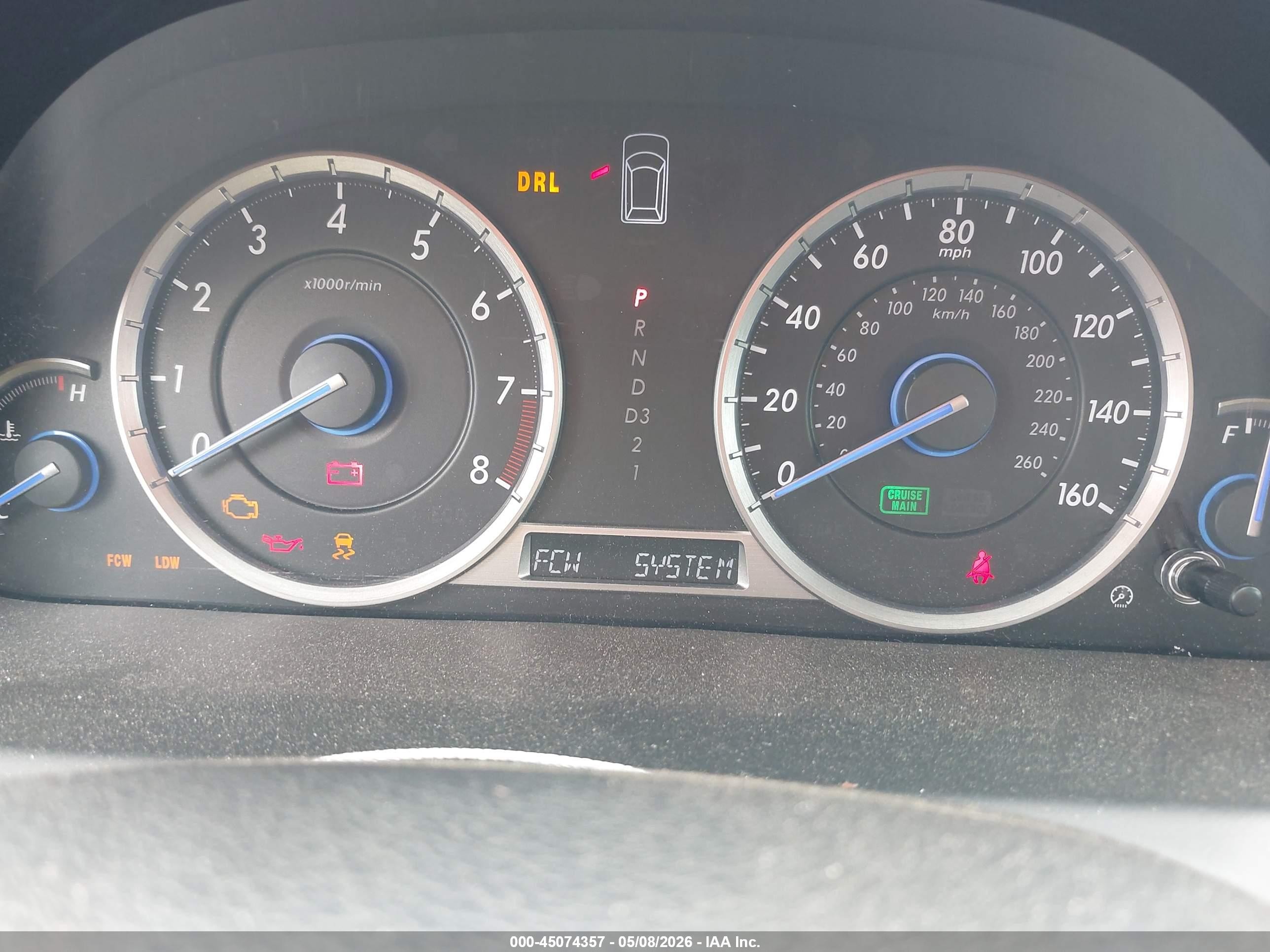 2015 Honda Crosstour Ex-l Gray vin: 5J6TF3H50FL001664