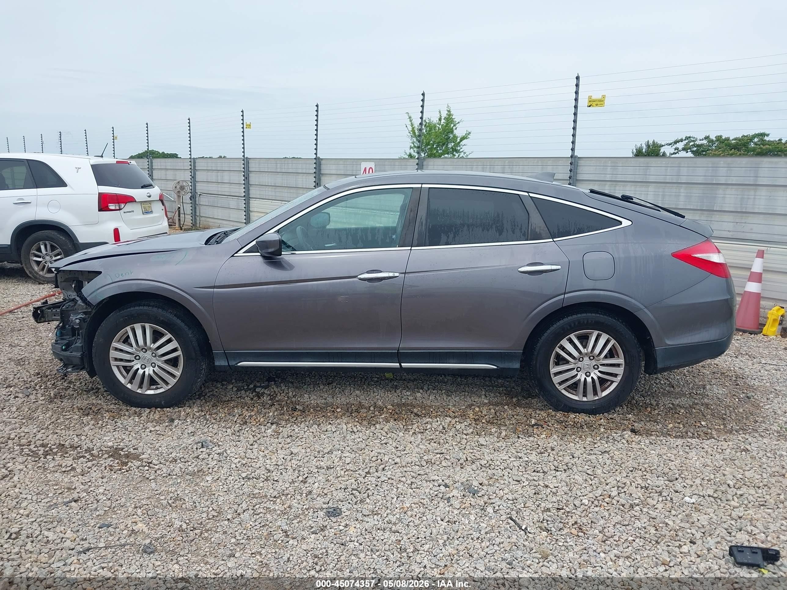2015 Honda Crosstour Ex-l Gray vin: 5J6TF3H50FL001664