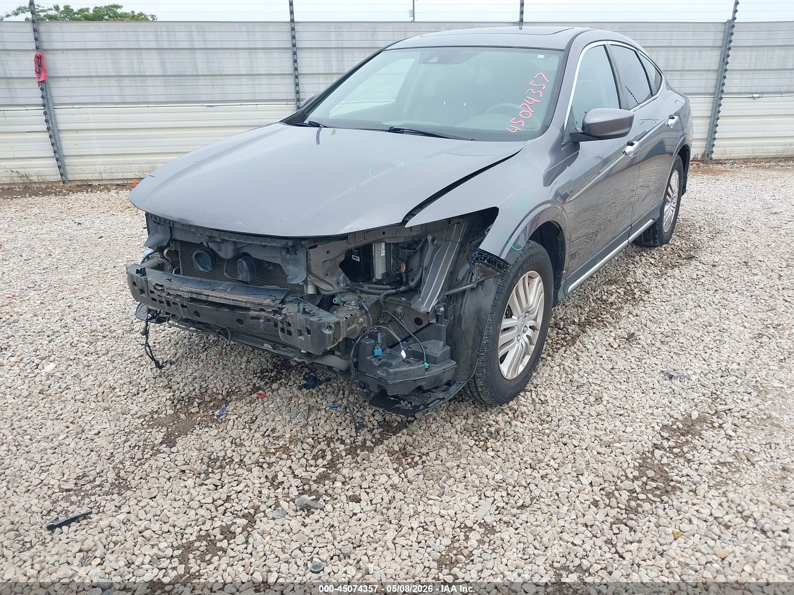 2015 Honda Crosstour Ex-l Gray vin: 5J6TF3H50FL001664