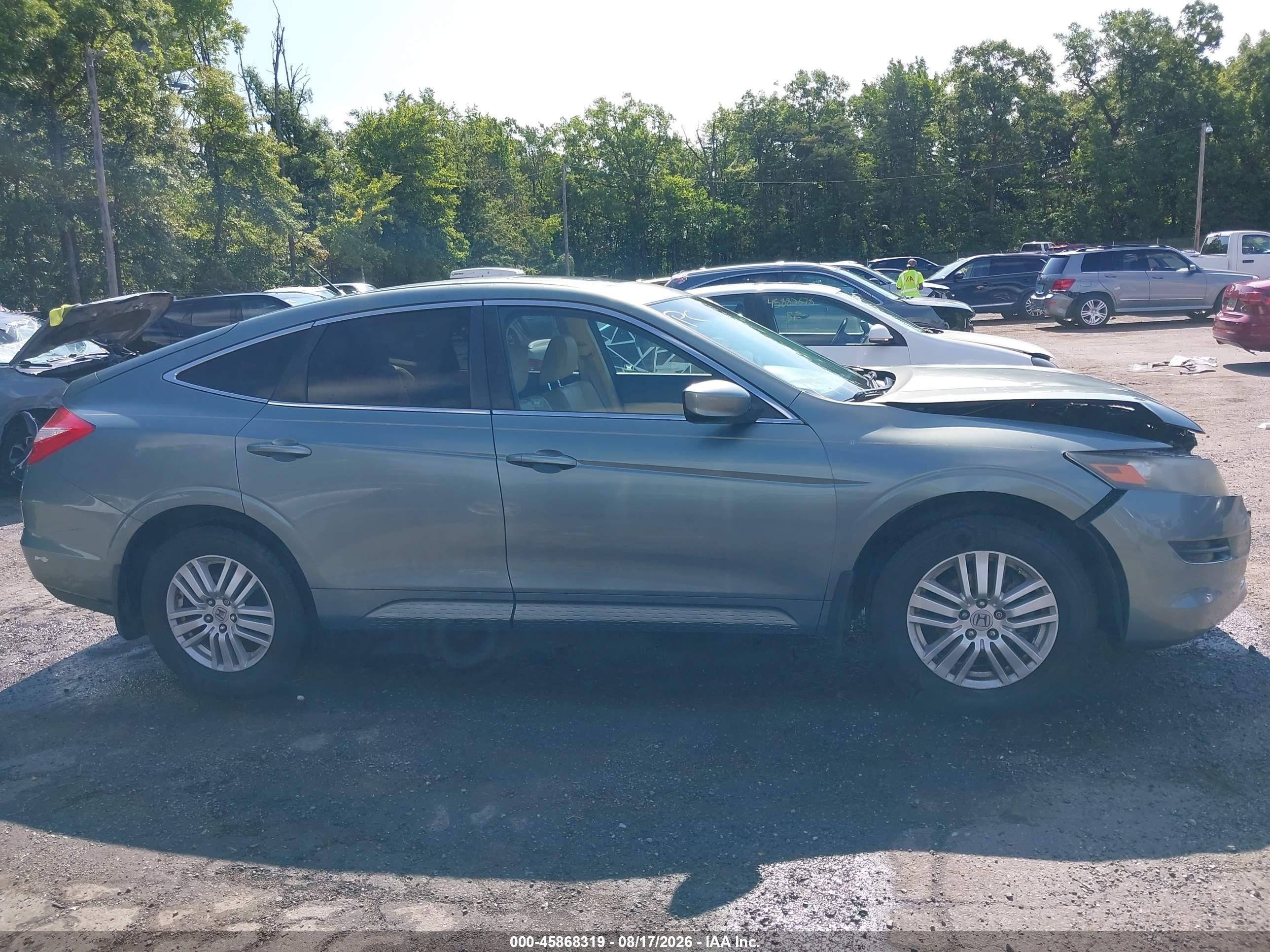 2012 Honda Crosstour 2.4 Ex-l Light Blue vin: 5J6TF3H51CL005508