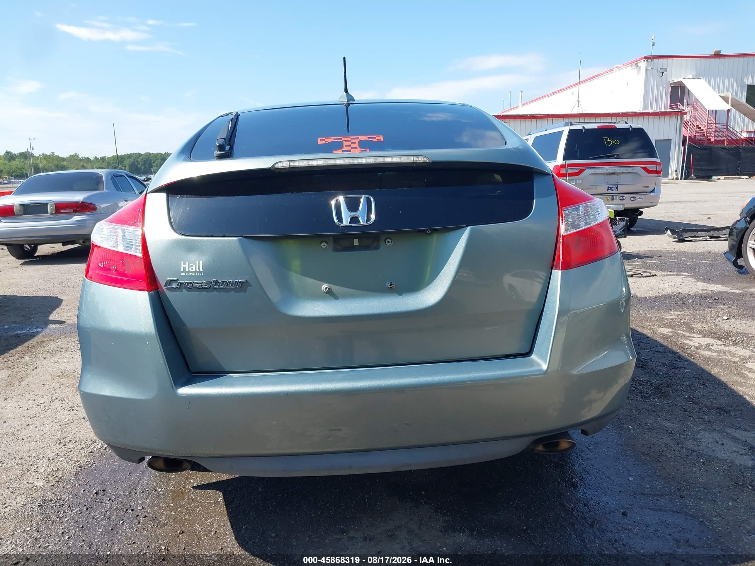 2012 Honda Crosstour 2.4 Ex-l Light Blue vin: 5J6TF3H51CL005508