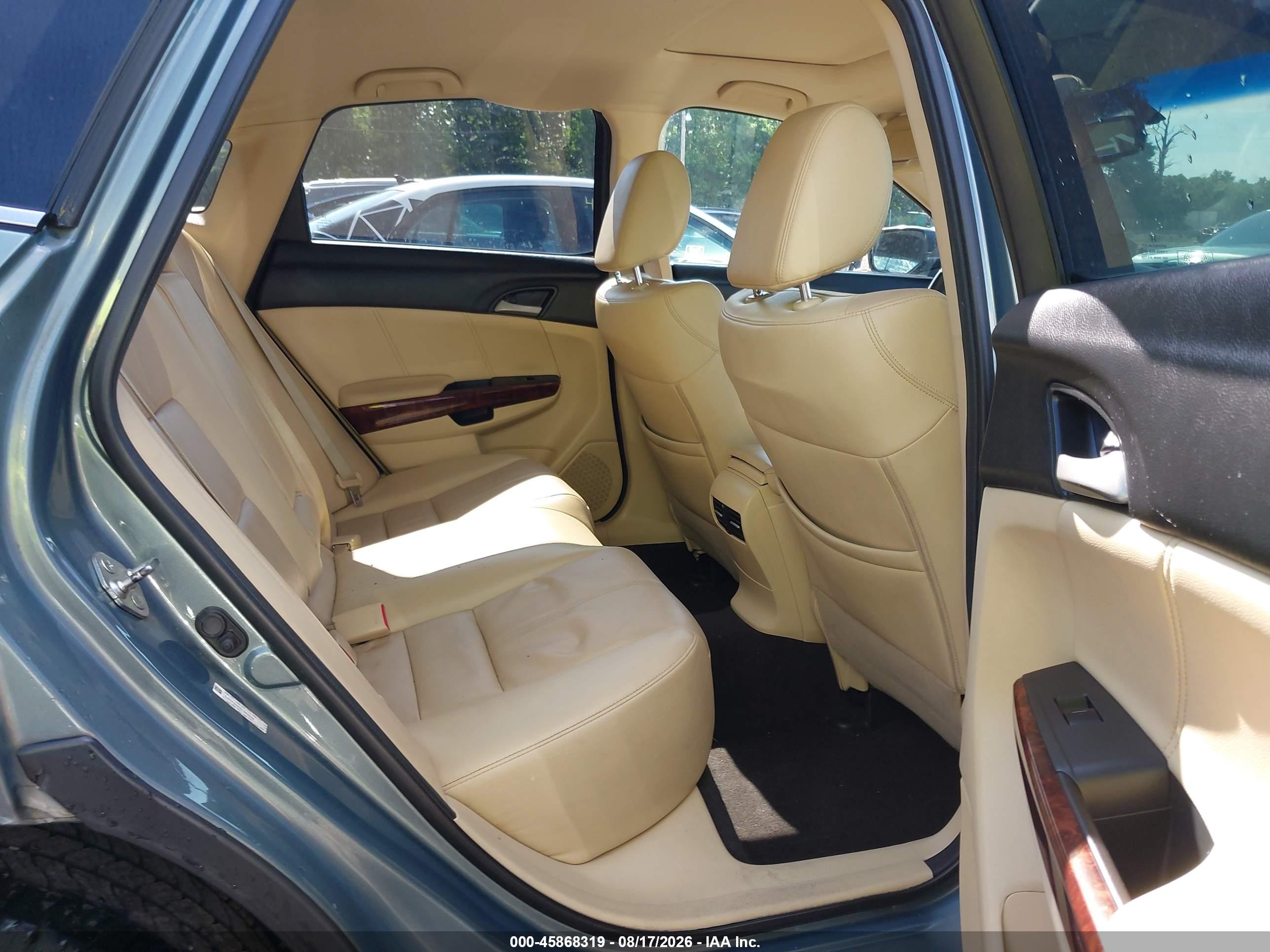 2012 Honda Crosstour 2.4 Ex-l Light Blue vin: 5J6TF3H51CL005508