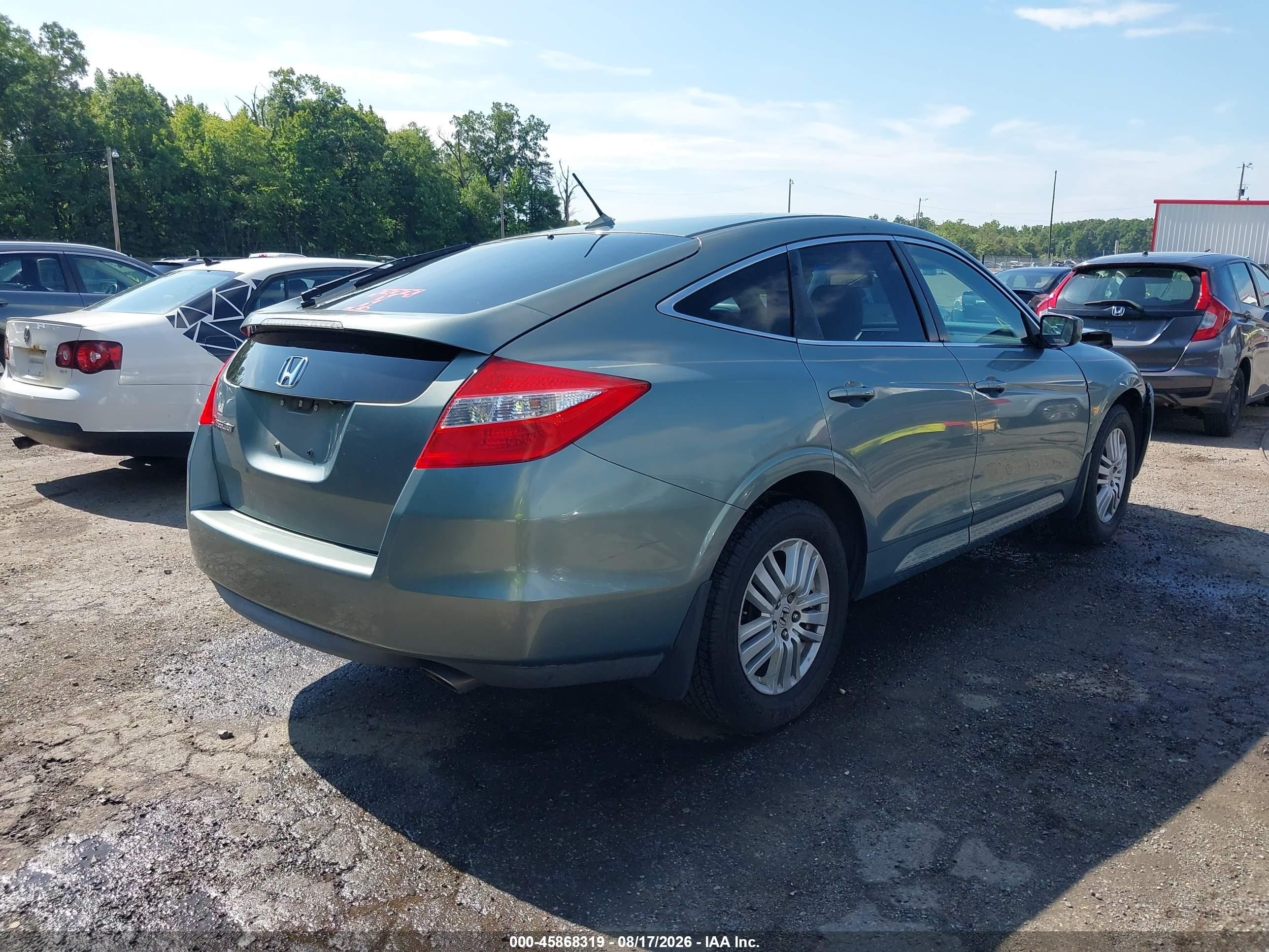 2012 Honda Crosstour 2.4 Ex-l Light Blue vin: 5J6TF3H51CL005508