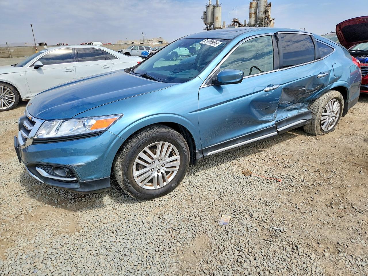 2013 Honda Crosstour Exl Blue vin: 5J6TF3H51DL004456