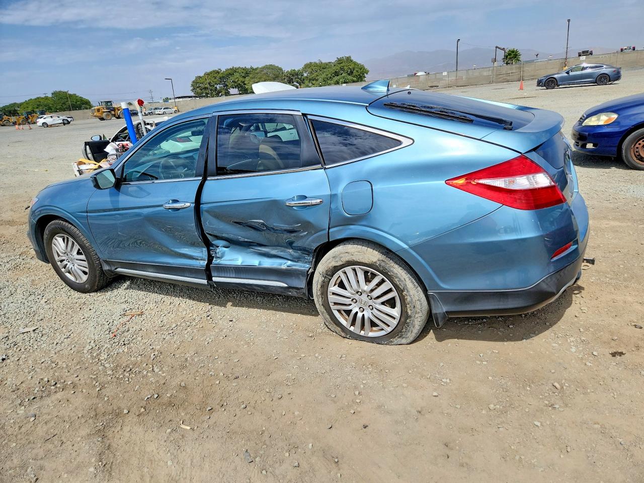 2013 Honda Crosstour Exl Синий vin: 5J6TF3H51DL004456