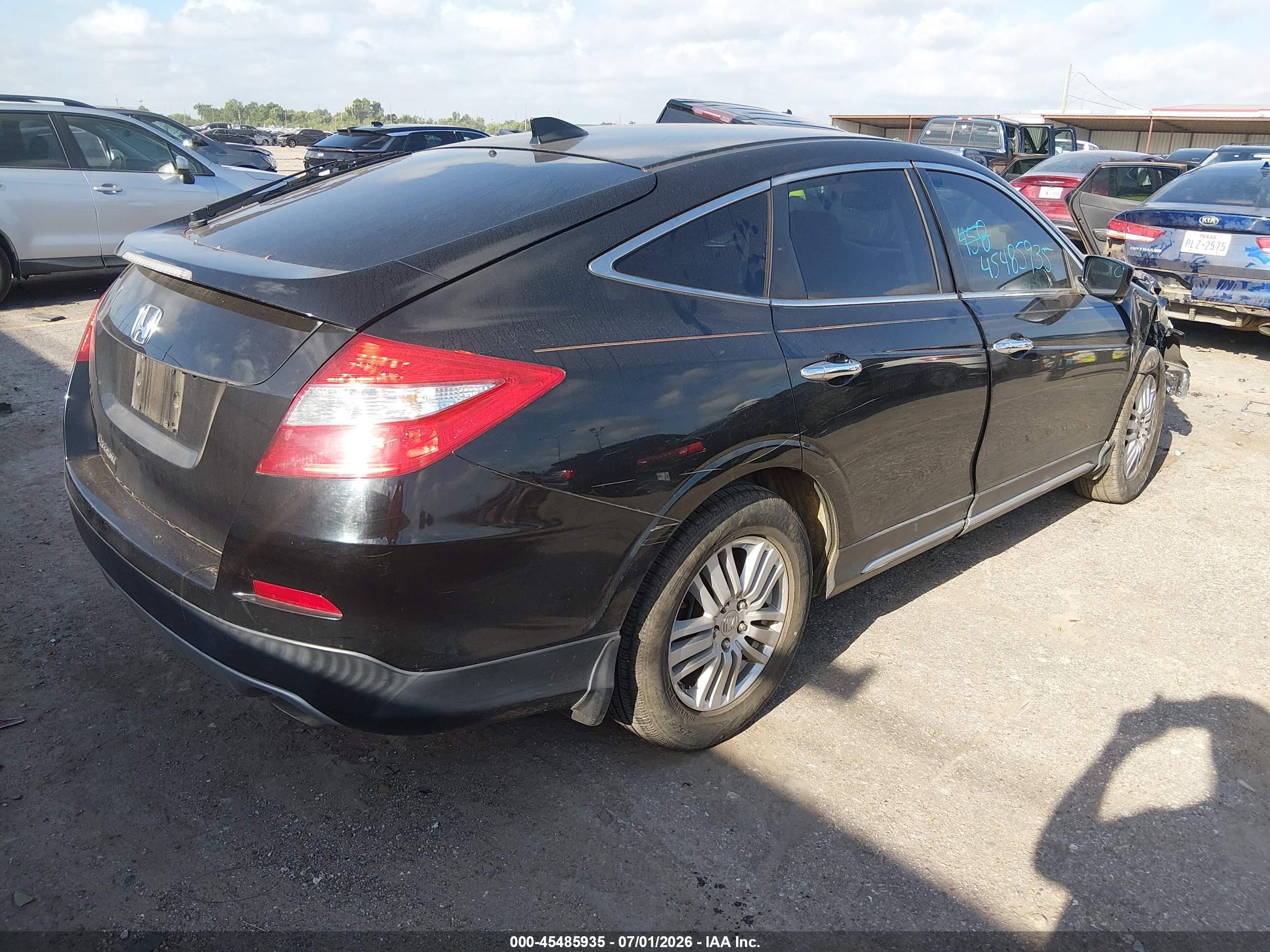 2014 Honda Crosstour Ex-l Black vin: 5J6TF3H51EL000599