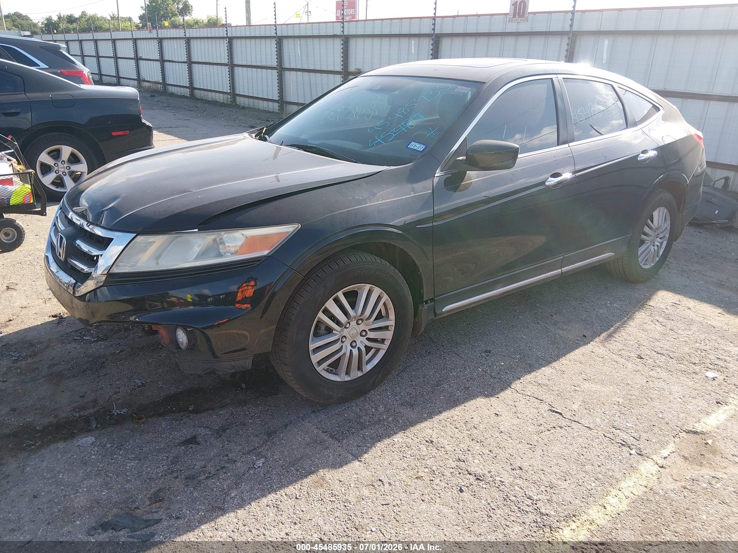 2014 Honda Crosstour Ex-l Black vin: 5J6TF3H51EL000599