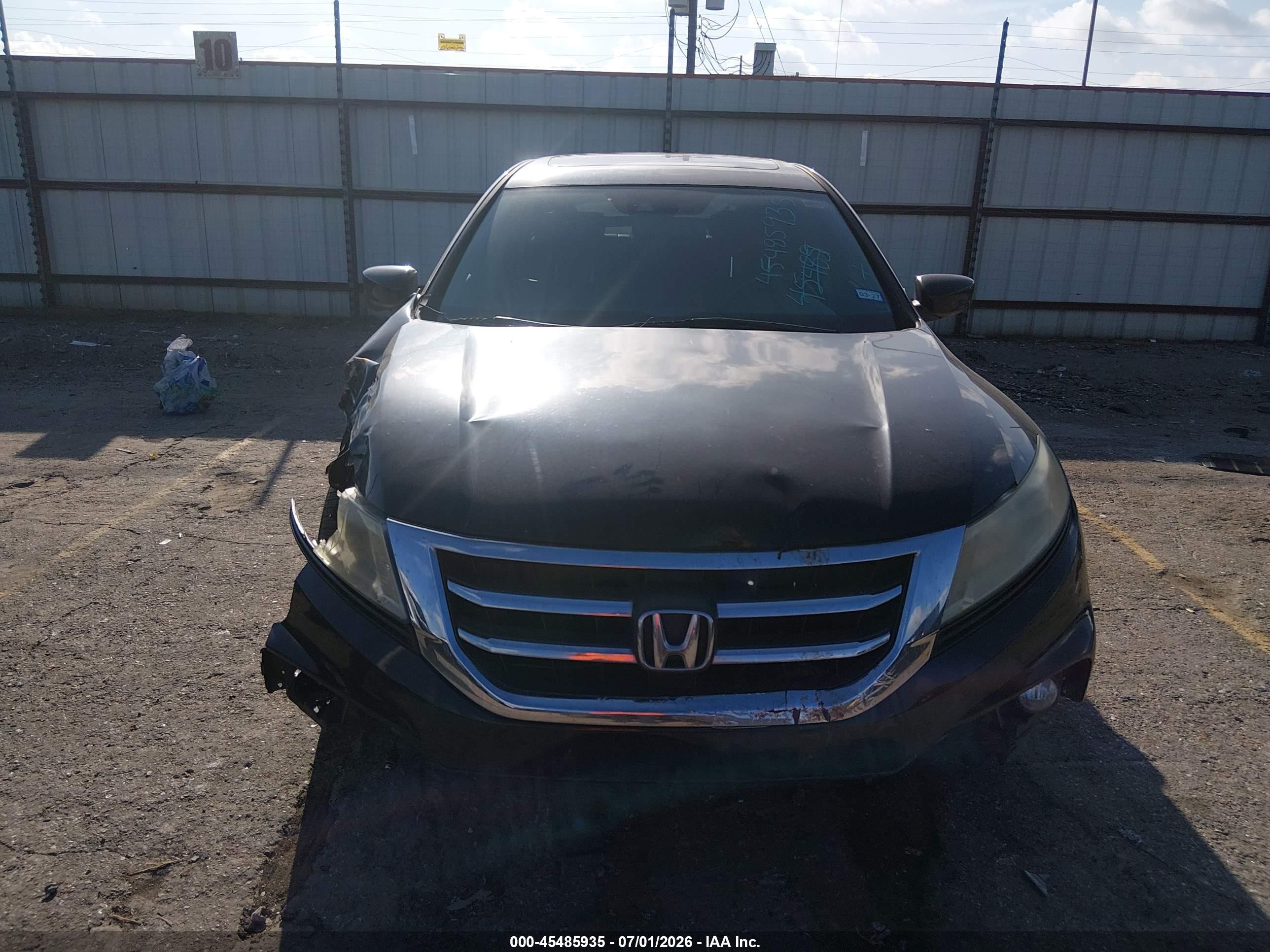 2014 Honda Crosstour Ex-l Black vin: 5J6TF3H51EL000599