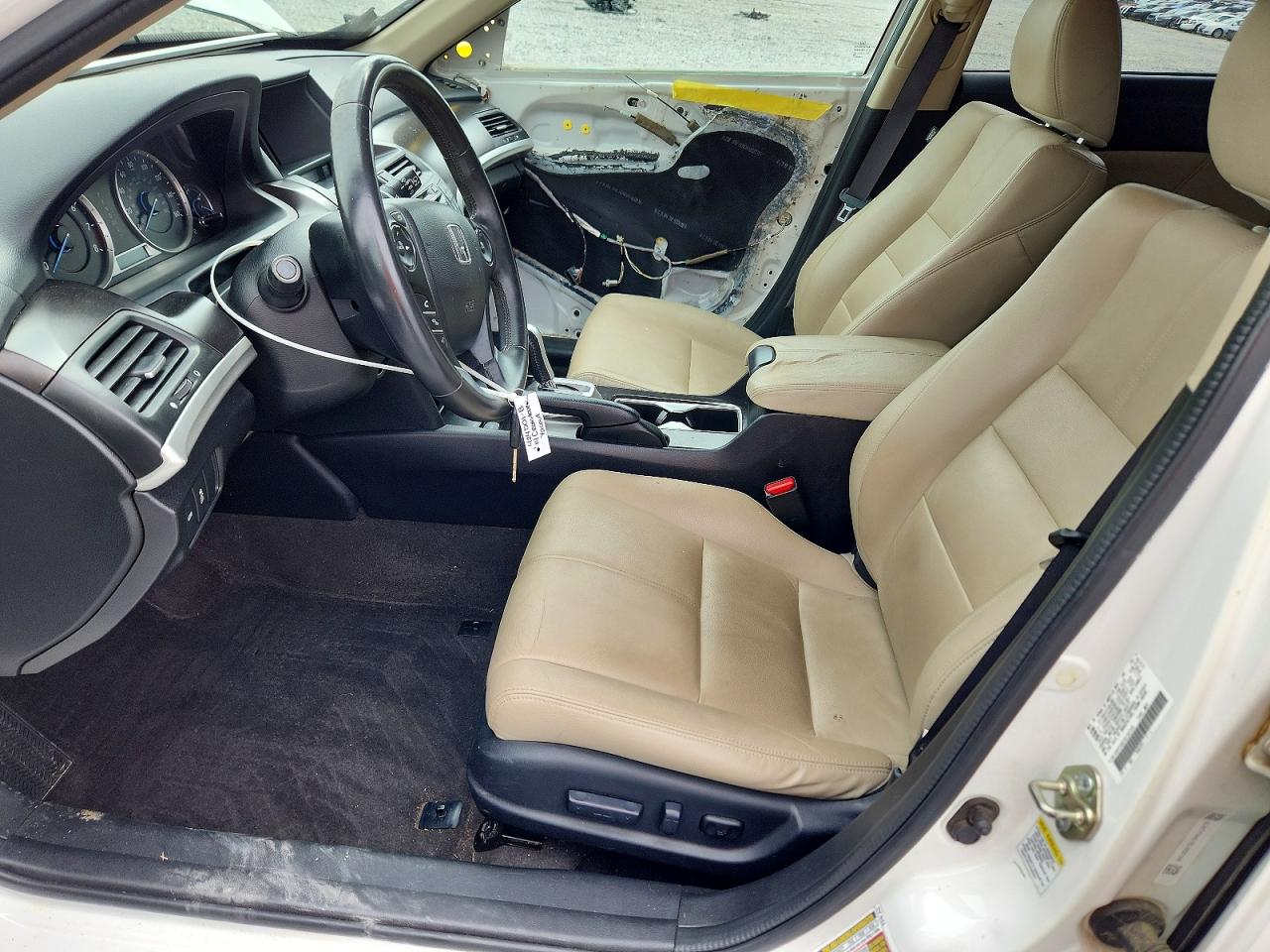 2014 Honda Crosstour Exl Белый vin: 5J6TF3H51EL002109