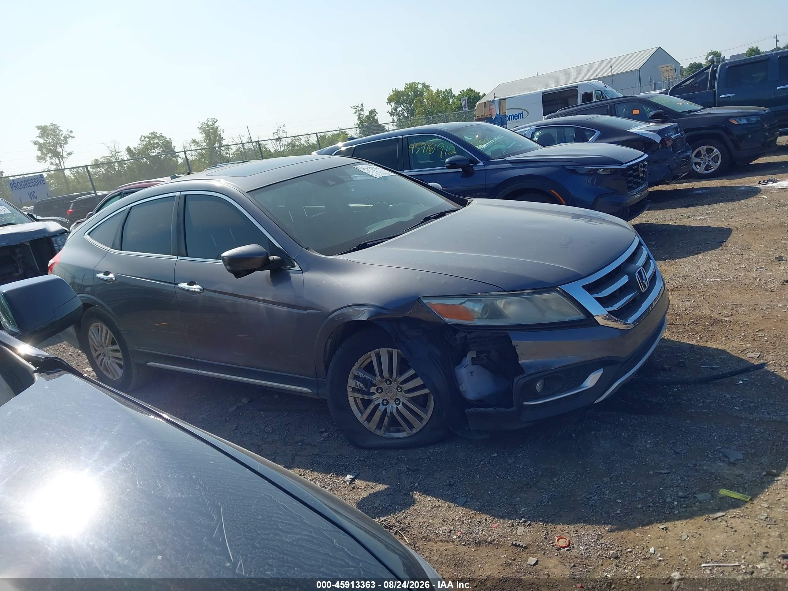 2015 Honda Crosstour Ex-l Серый vin: 5J6TF3H51FL001818